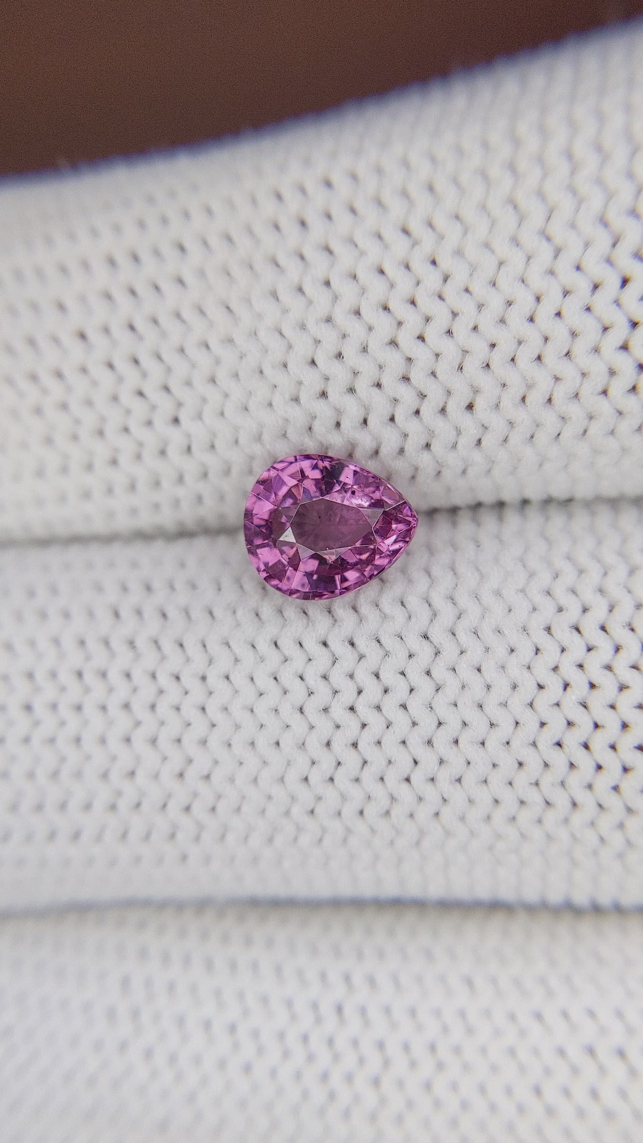 1.47 Ct. Purplish Pink Rhodolite Garnet from Ceylon (Sri Lanka) Size Video