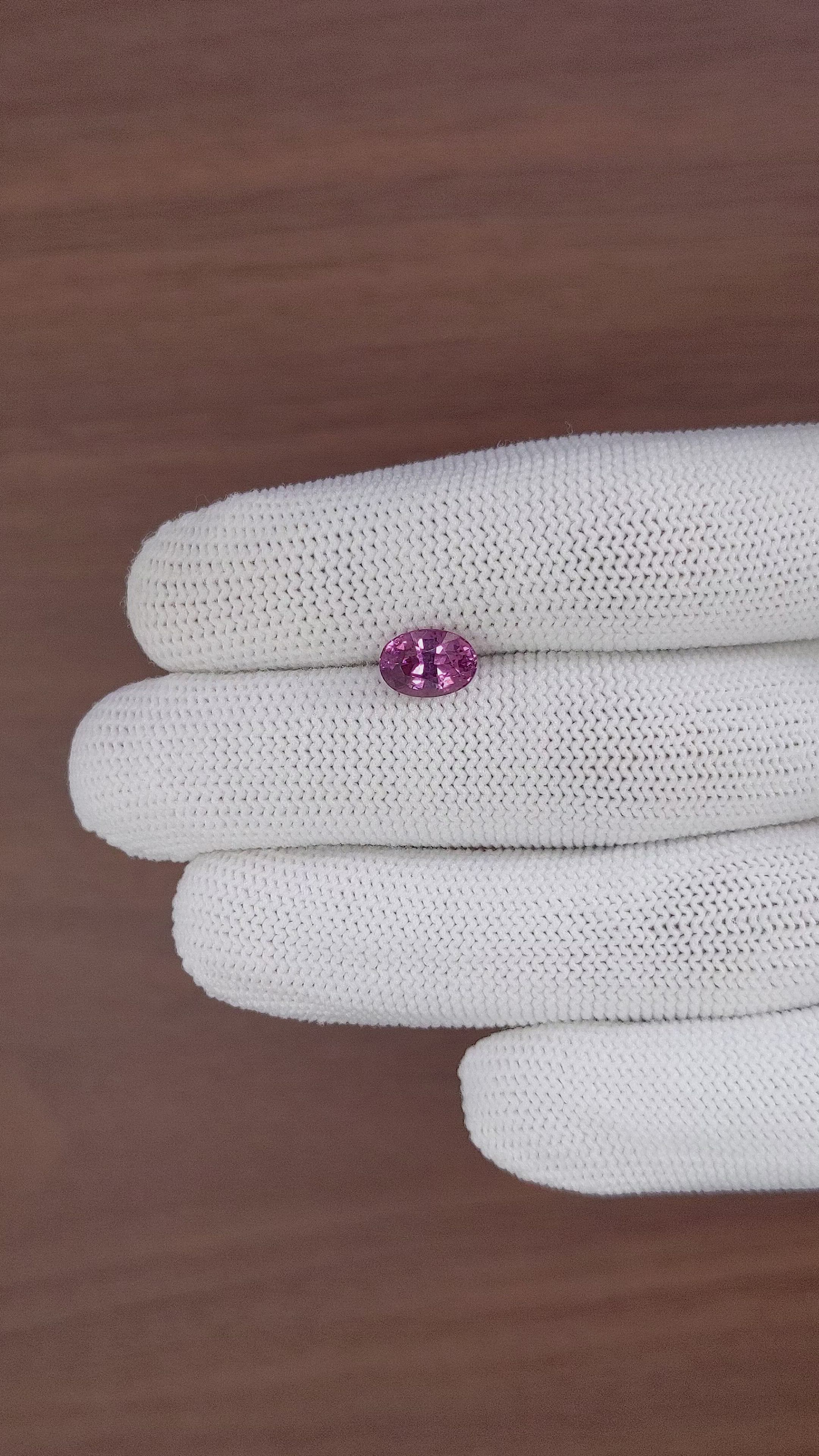 2.14 Ct. Purplish Pink Rhodolite Garnet from Ceylon (Sri Lanka) Size Video