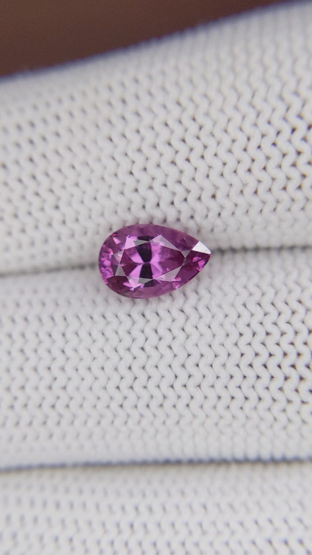 1.81 Ct. Purplish Pink Rhodolite Garnet from Ceylon (Sri Lanka) Size Video