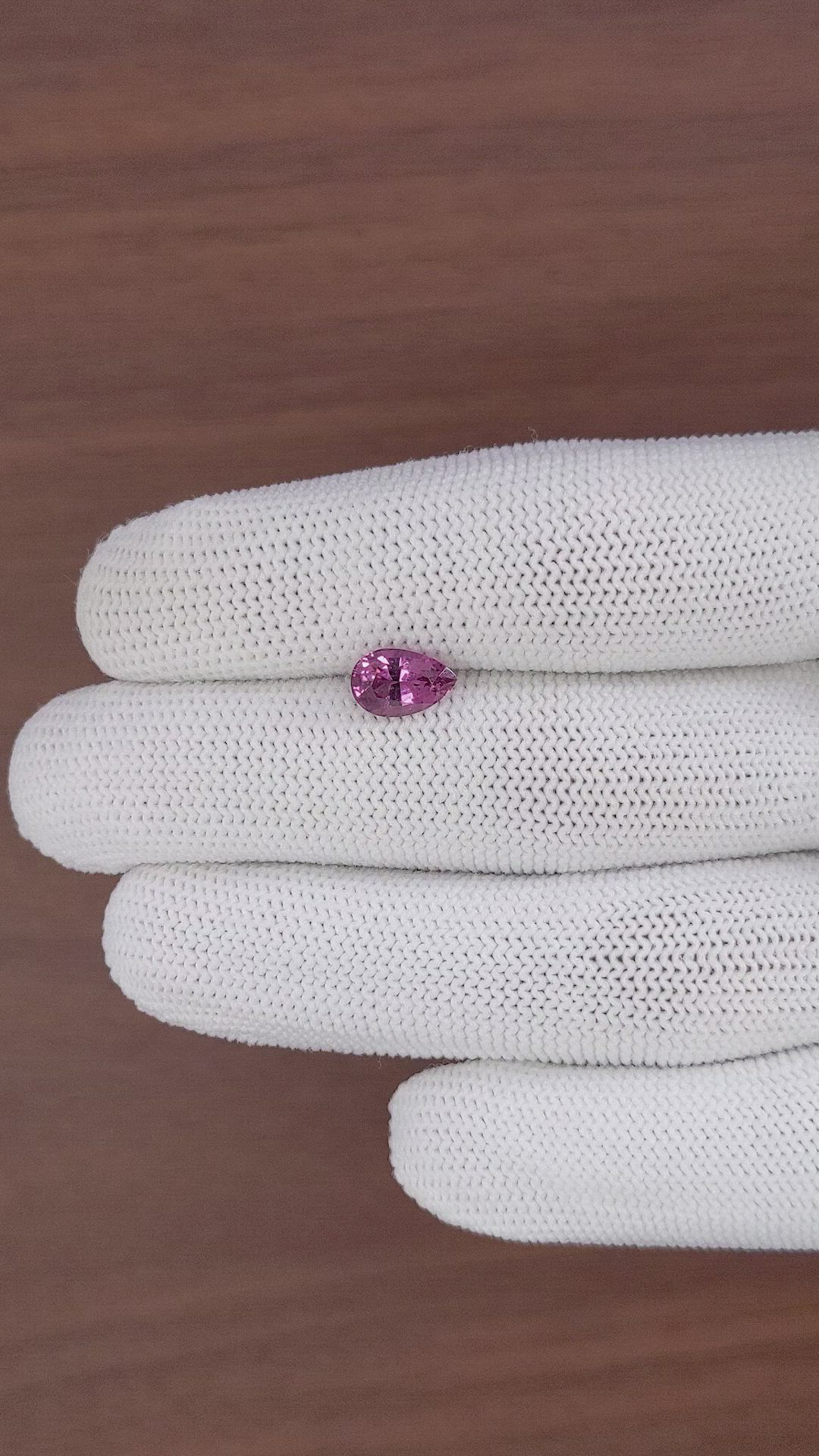 1.81 Ct. Purplish Pink Rhodolite Garnet from Ceylon (Sri Lanka) Size Video