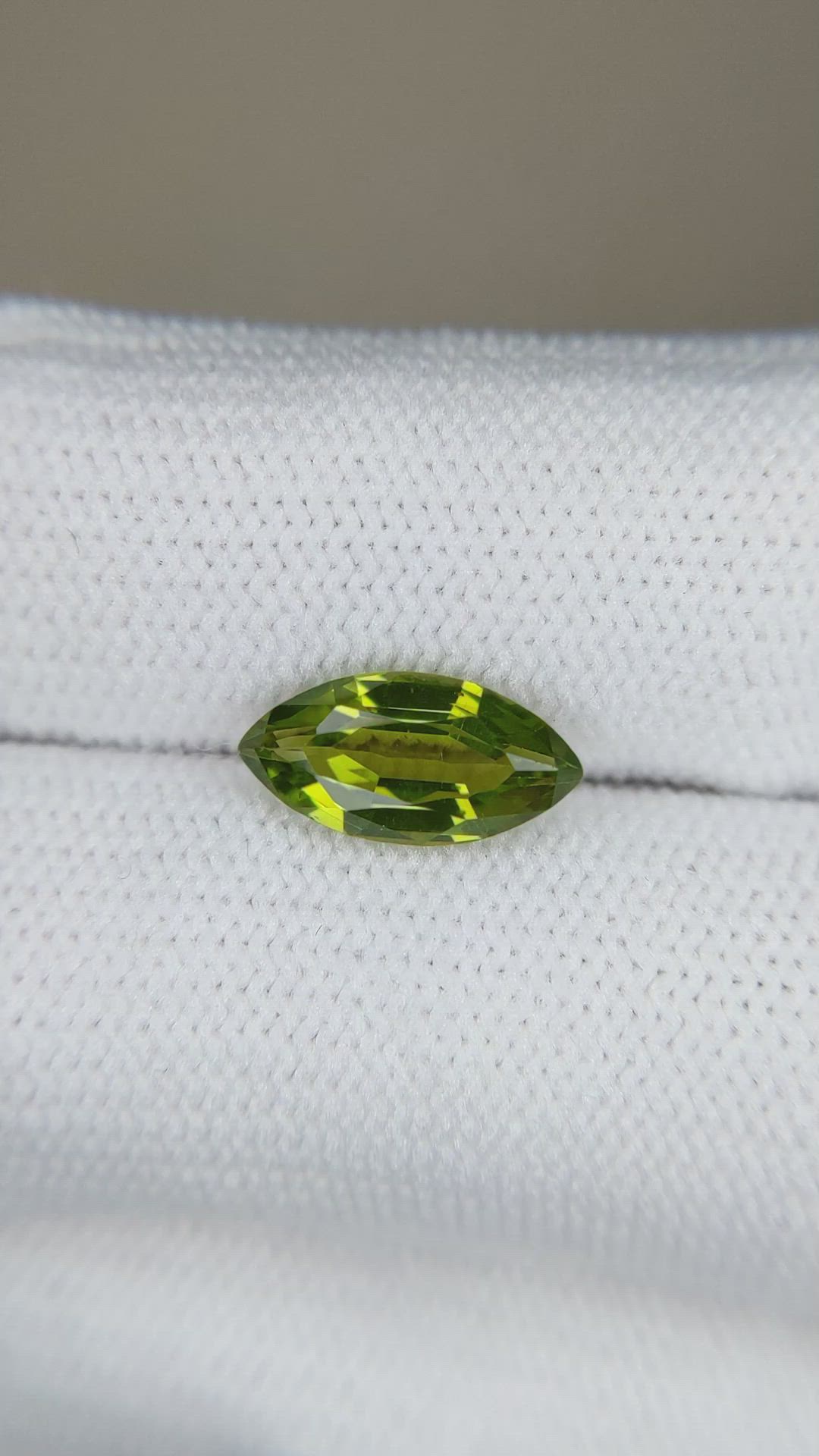 1.92 Ct. Brownish Green Peridot from Burma (Myanmar) Size Video