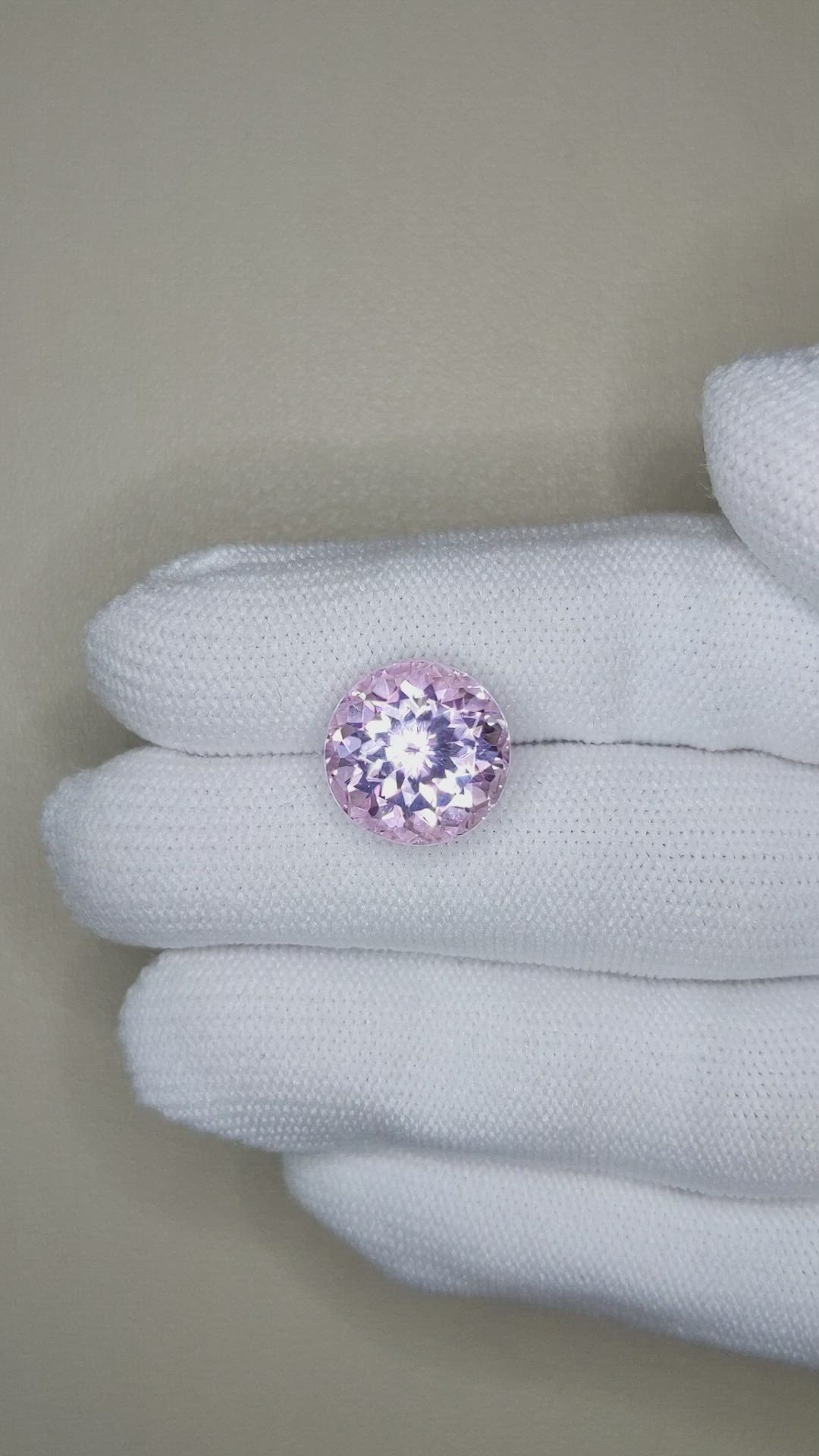 9.92 Ct. Pink Kunzite from Afghanistan Size Video