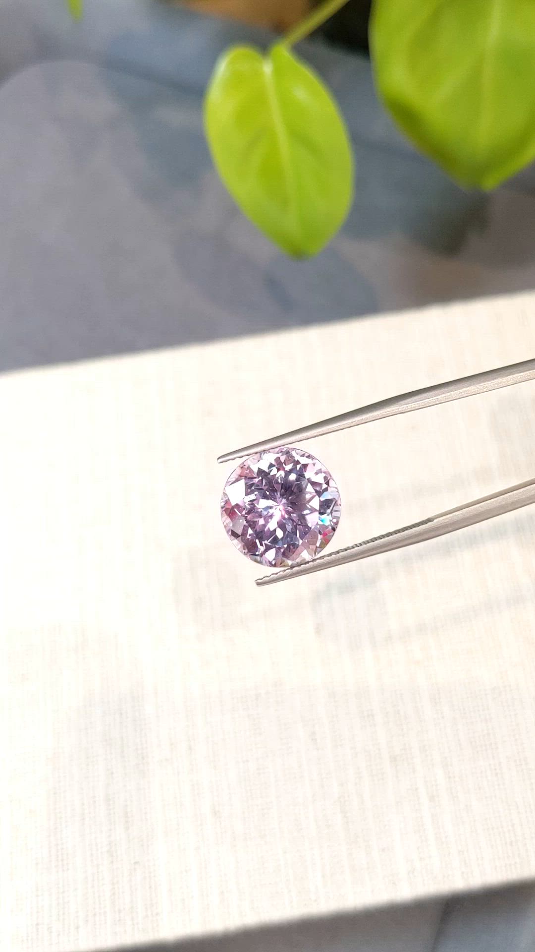 9.92 Ct. Pink Kunzite from Afghanistan Size Video