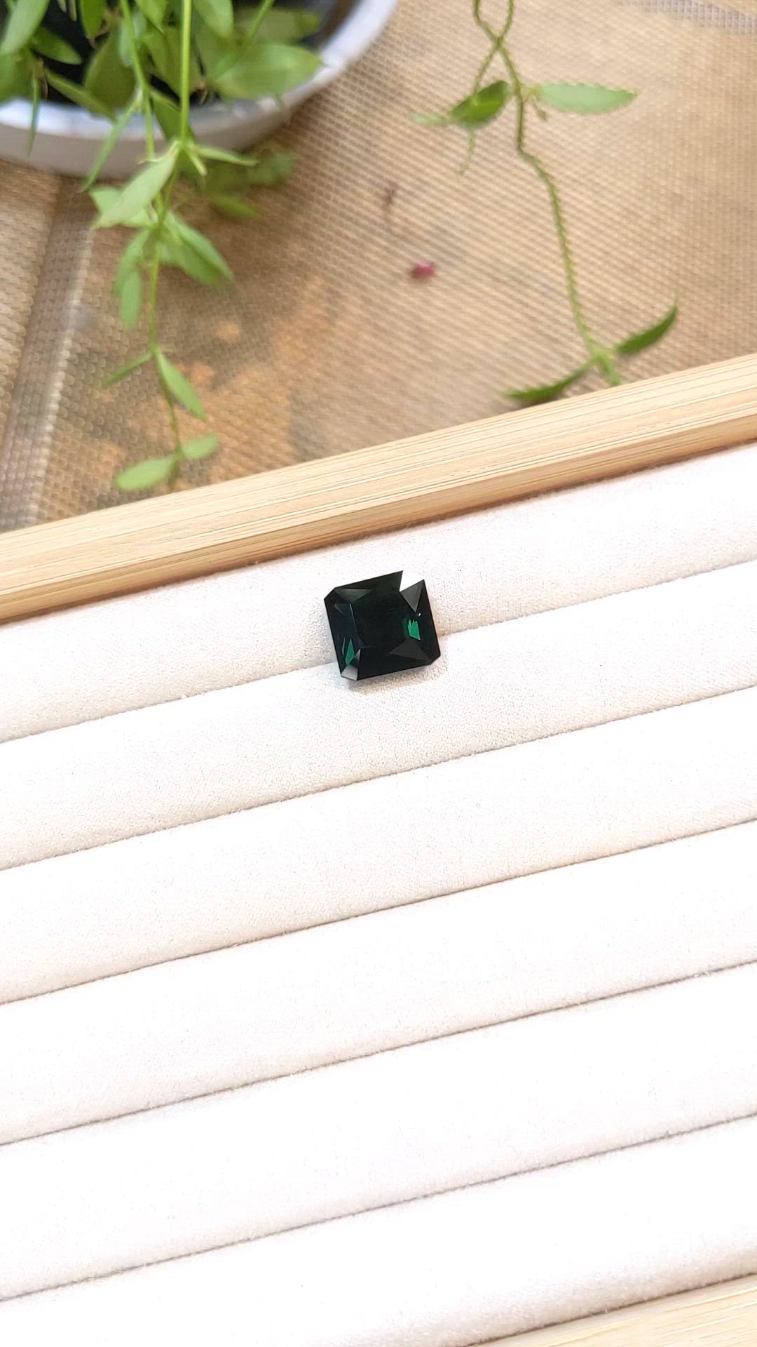 9.77 Ct. Green Tourmaline from Brazil Size Video