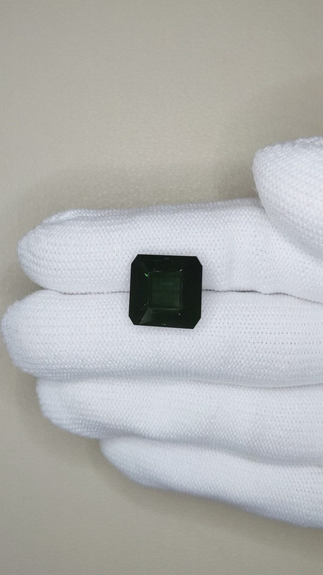 9.77 Ct. Green Tourmaline from Brazil Size Video
