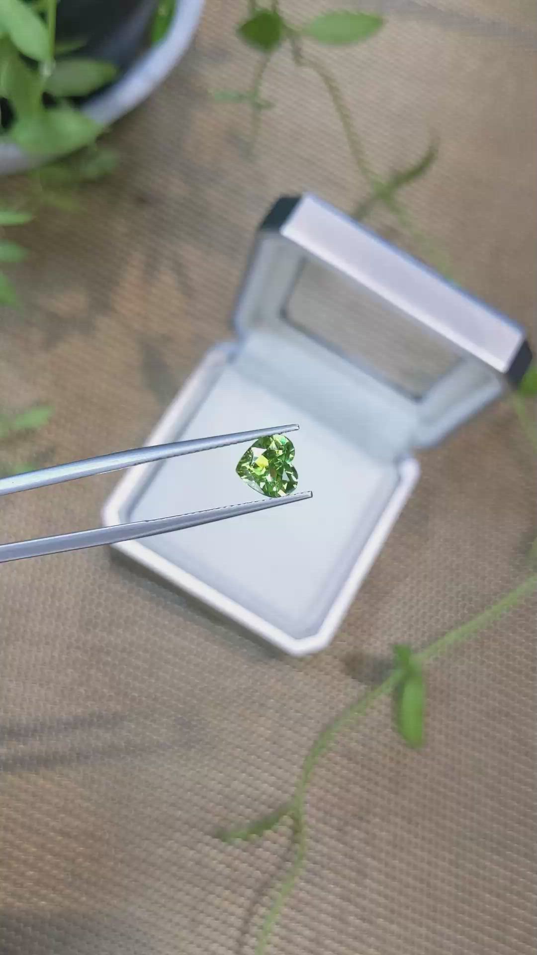 1.99 Ct. Green Peridot from Burma (Myanmar) Size Video