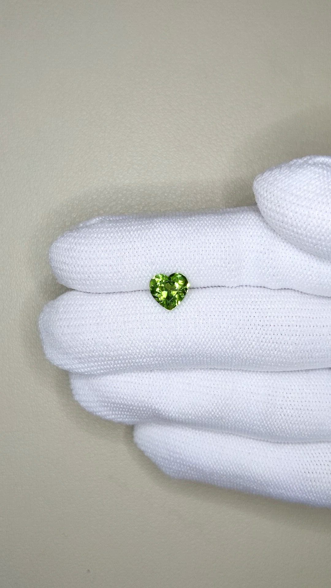 1.99 Ct. Green Peridot from Burma (Myanmar) Size Video
