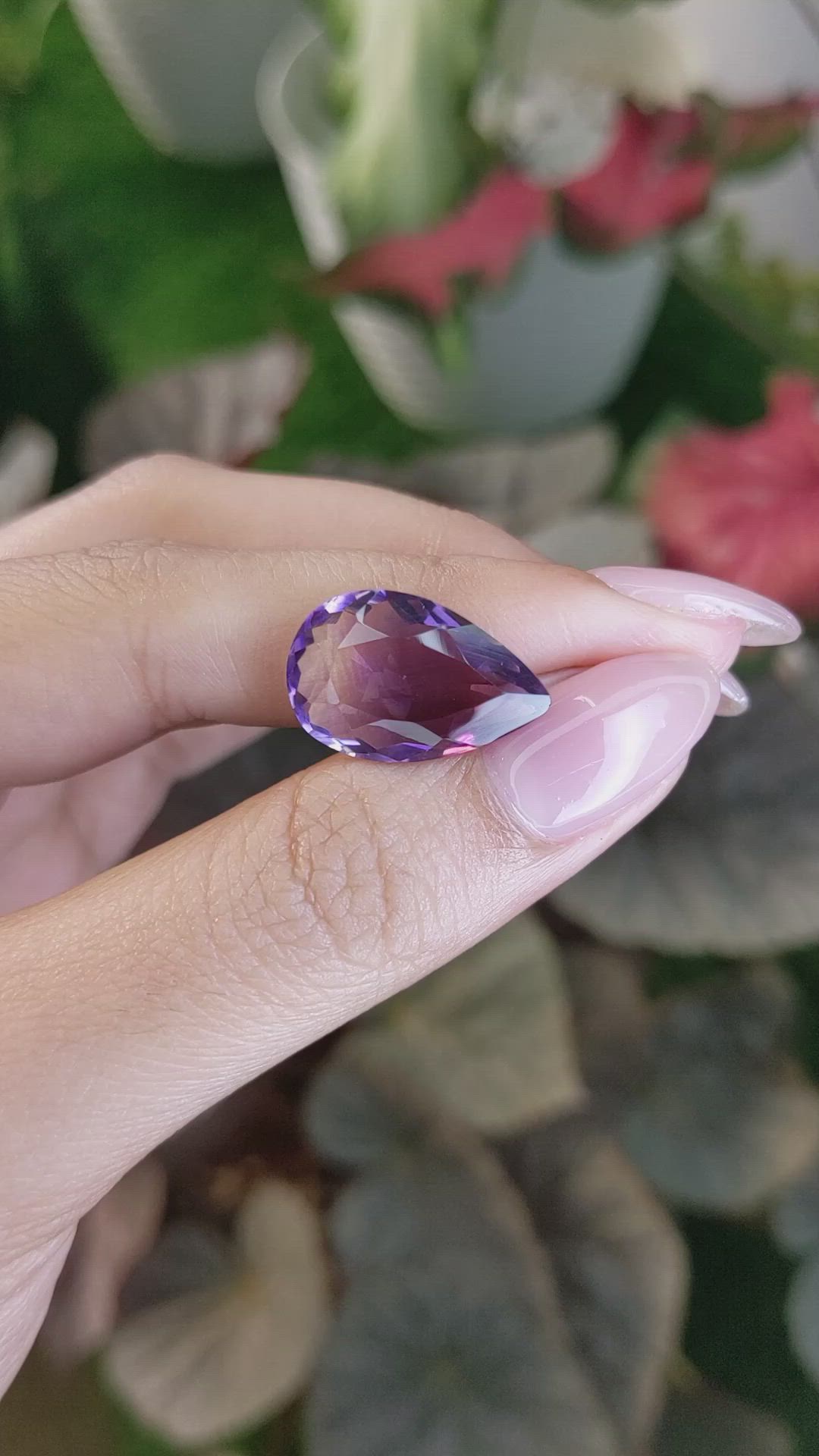 8.17 Ct. Bi Color Ametrine from Ceylon (Sri Lanka) Size Video