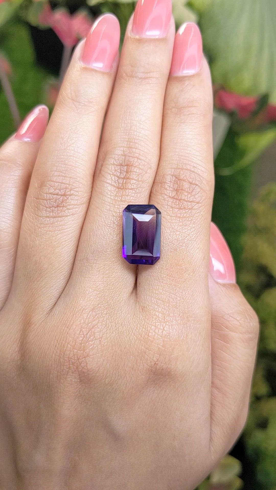 6.09 Ct. Bi Color Ametrine from Ceylon (Sri Lanka) Size Video