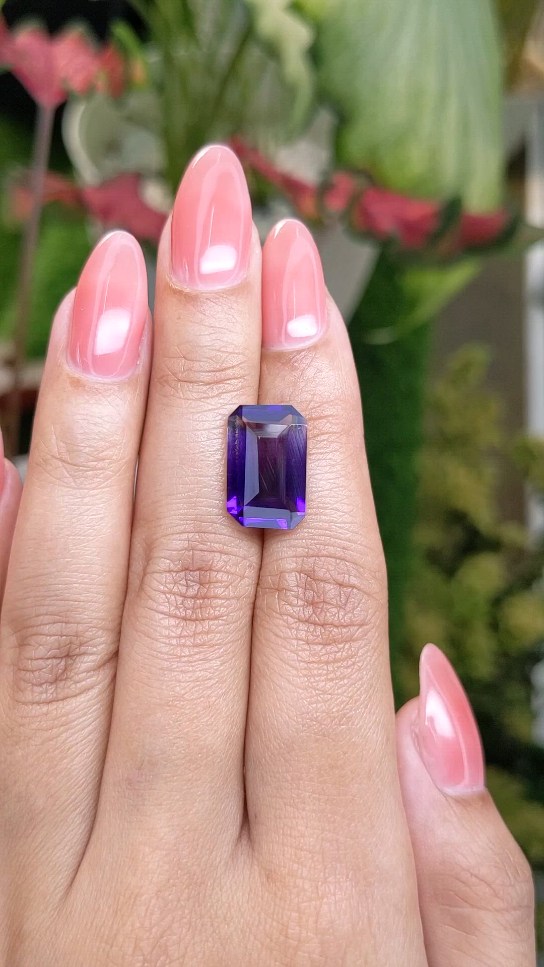 6.09 Ct. Bi Color Ametrine from Ceylon (Sri Lanka) Size Video