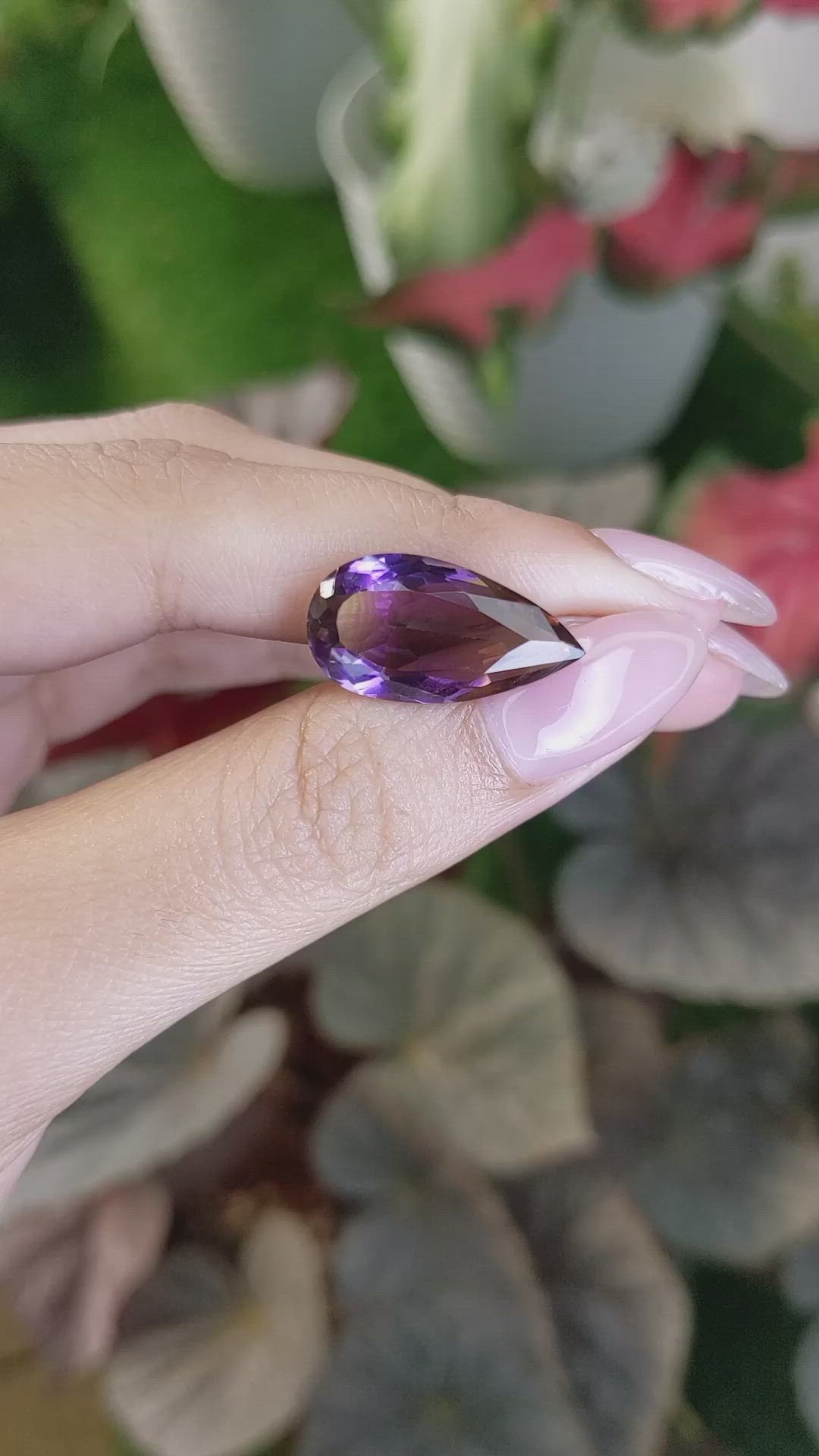 8.14 Ct. Bi Color Ametrine from Ceylon (Sri Lanka) Size Video