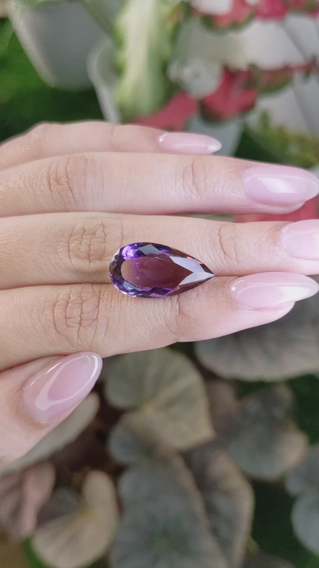 8.14 Ct. Bi Color Ametrine from Ceylon (Sri Lanka) Size Video