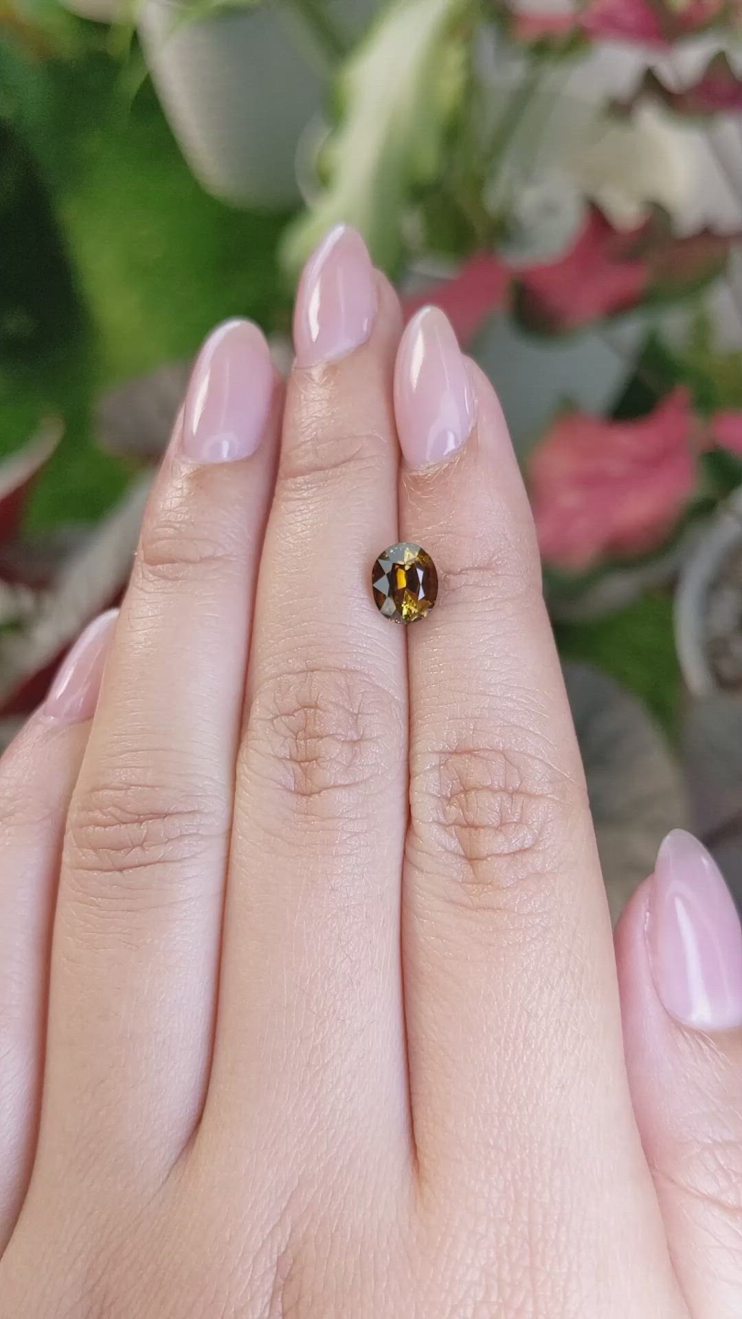 1.42 Ct. Tourmaline from Ceylon (Sri Lanka) Size Video