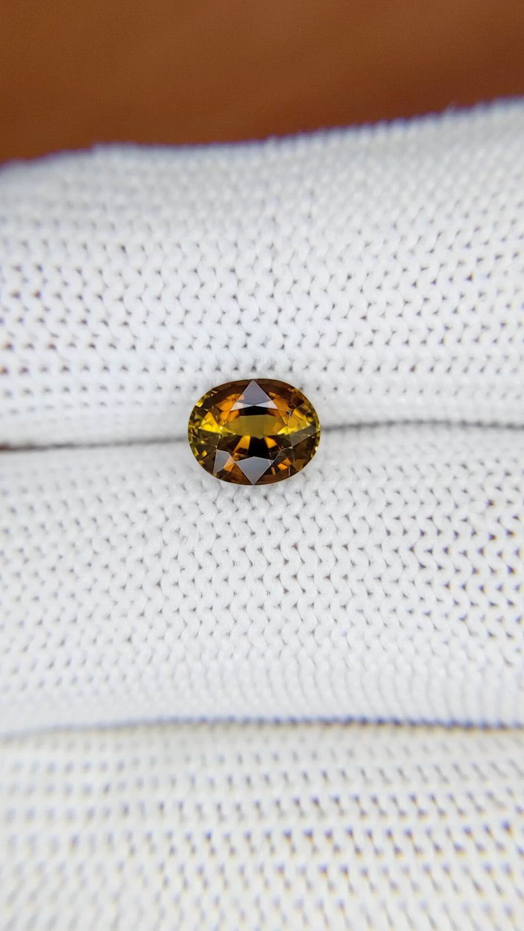 1.42 Ct. Tourmaline from Ceylon (Sri Lanka) Size Video