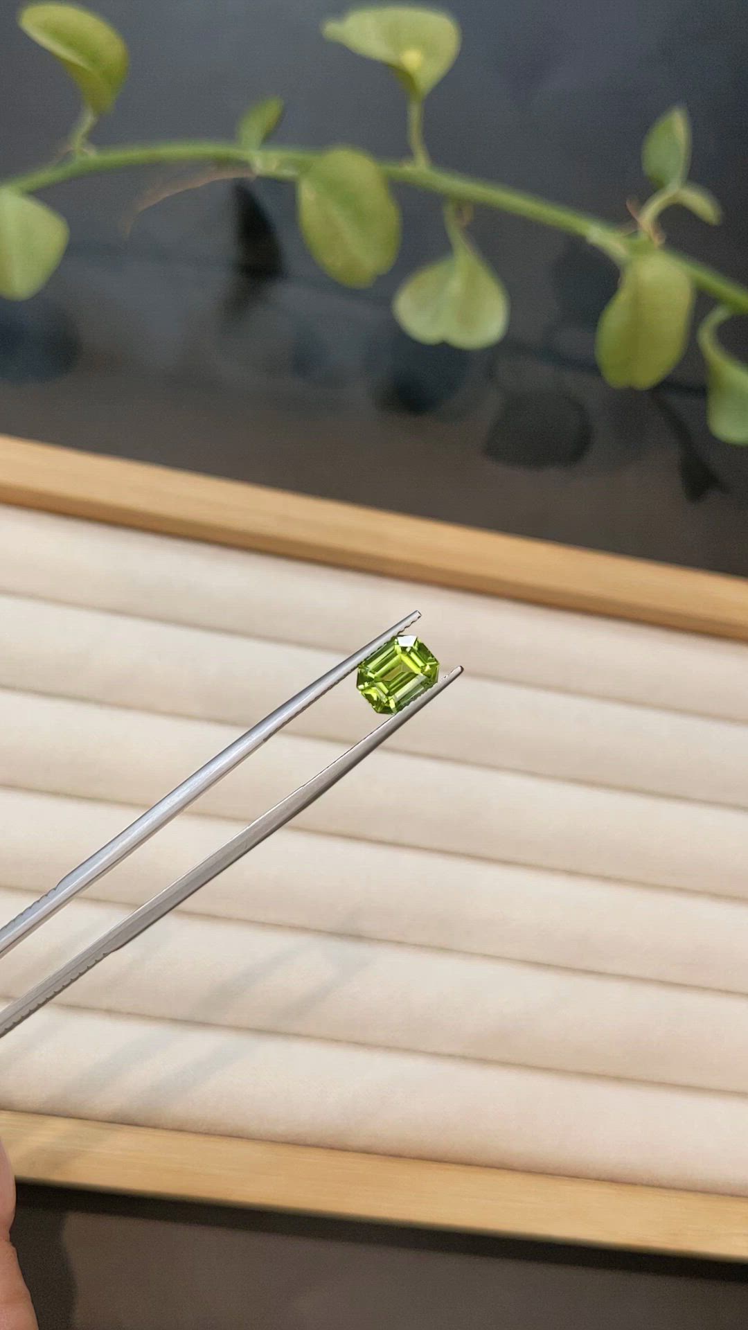 2.16 Ct. Yellowish Green Peridot from Pakistan Size Video