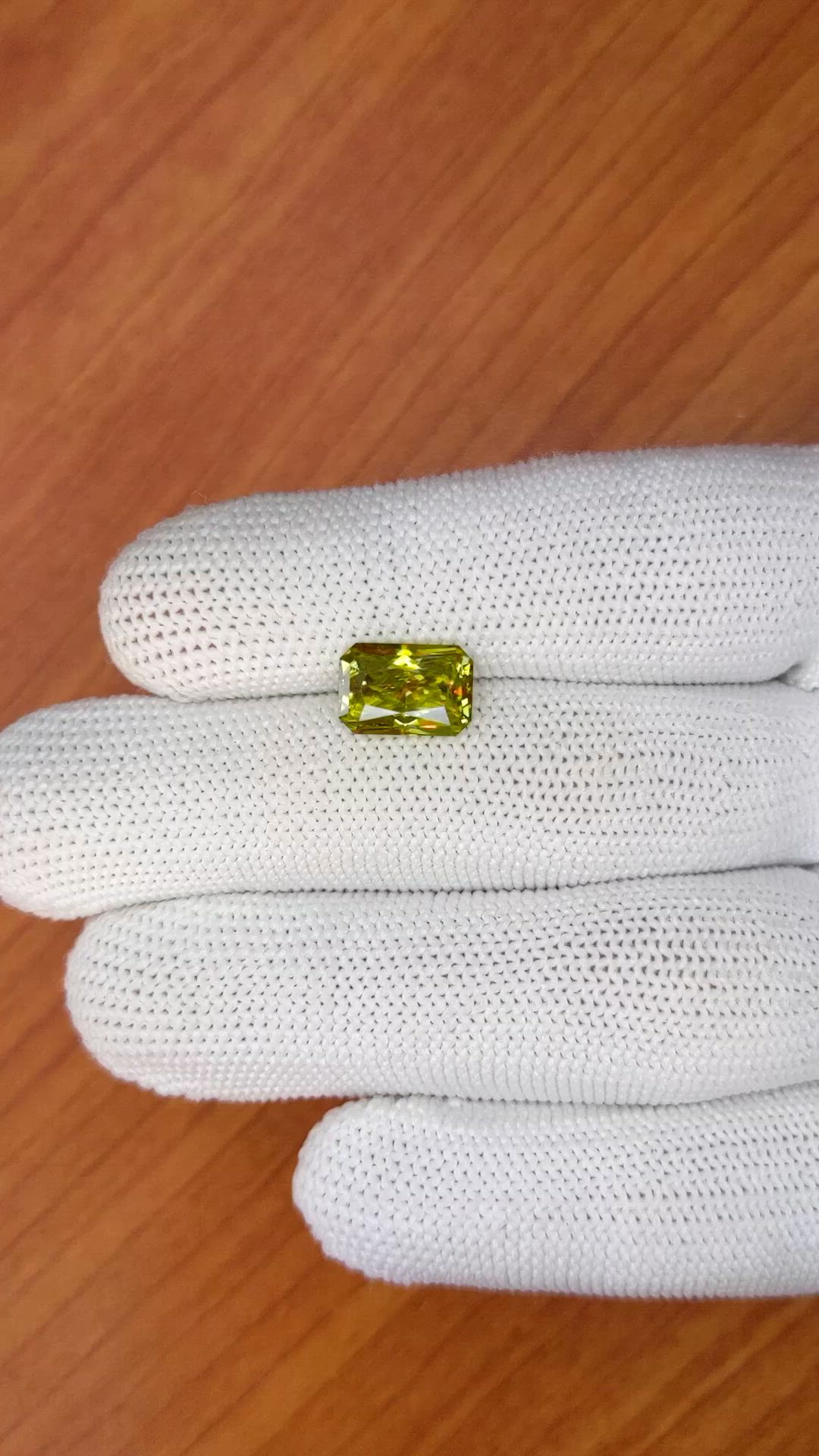 3.23 Ct. Greenish Brown Sphene (Titanite) from Madagascar Size Video
