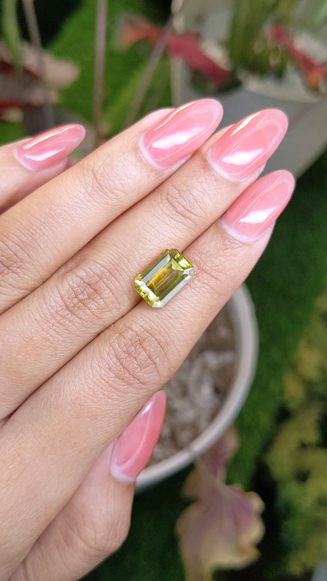 4.77 Ct. Yellowish Brown Sphene (Titanite) from Madagascar Size Video