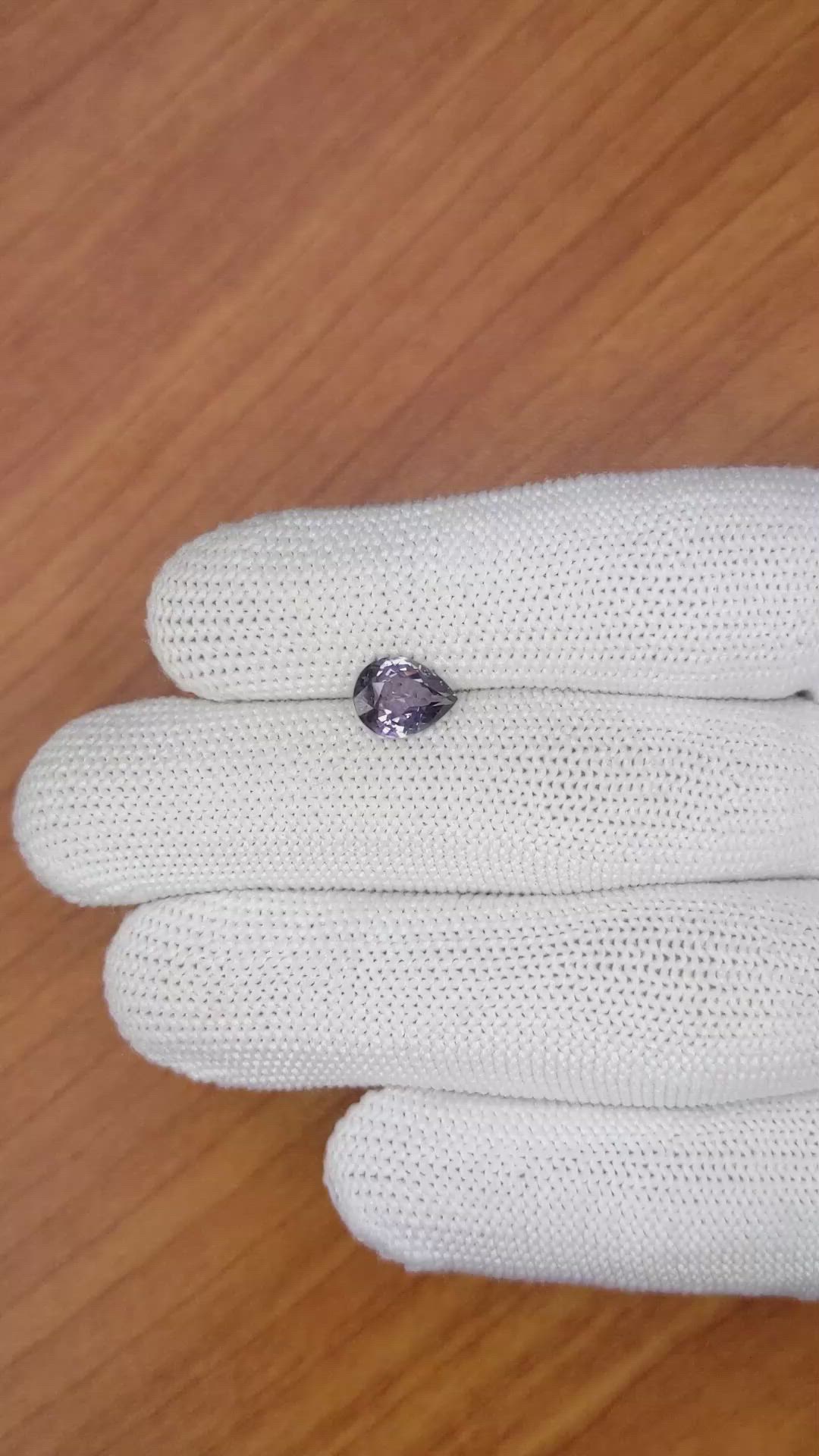 1.61 Ct. Purple Spinel from Ceylon (Sri Lanka) Size Video
