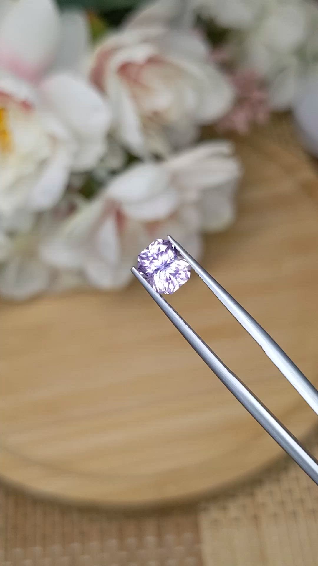 1.31 Ct. Purple Spinel from Ceylon (Sri Lanka) Size Video
