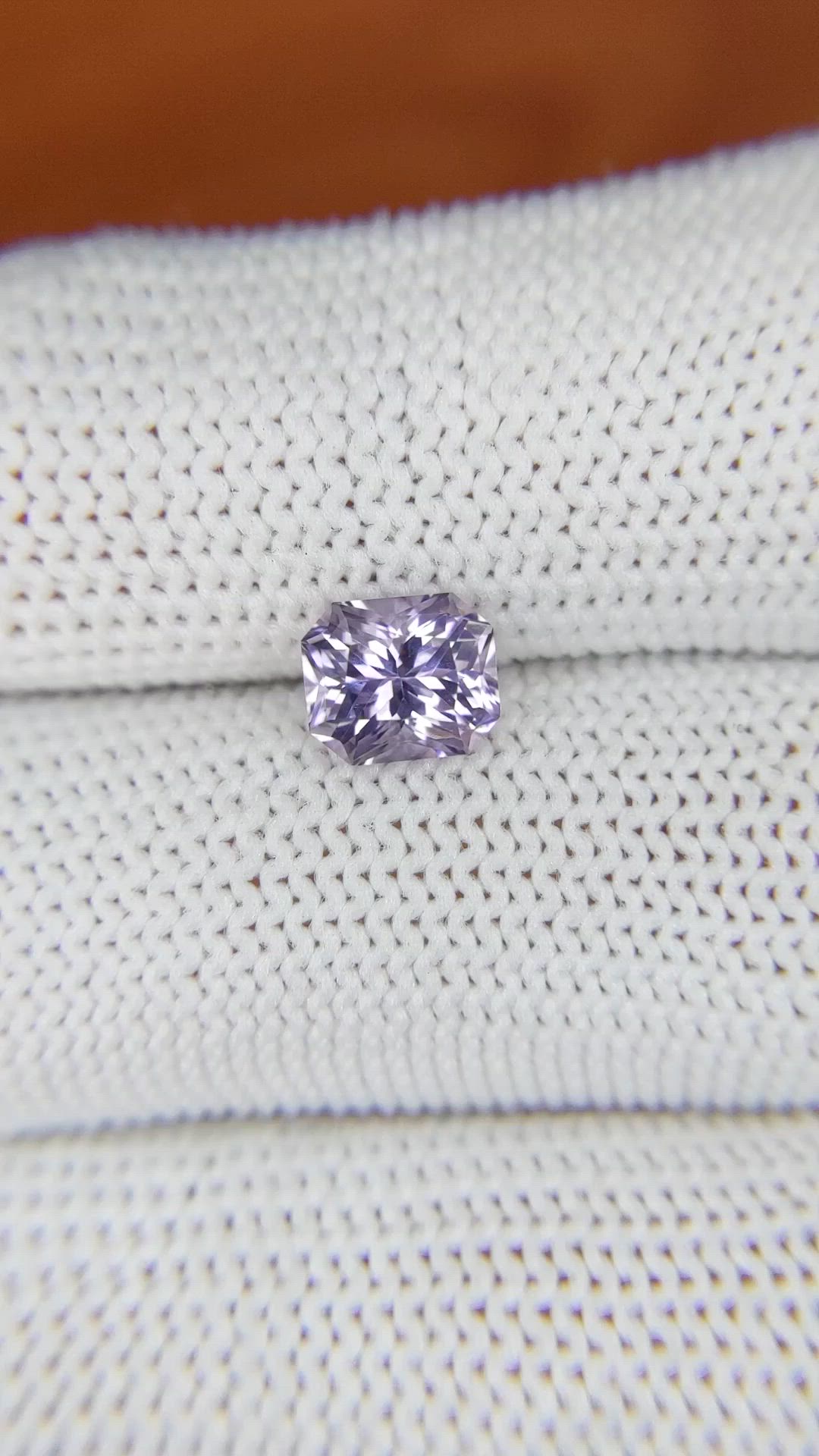 1.31 Ct. Purple Spinel from Ceylon (Sri Lanka) Size Video