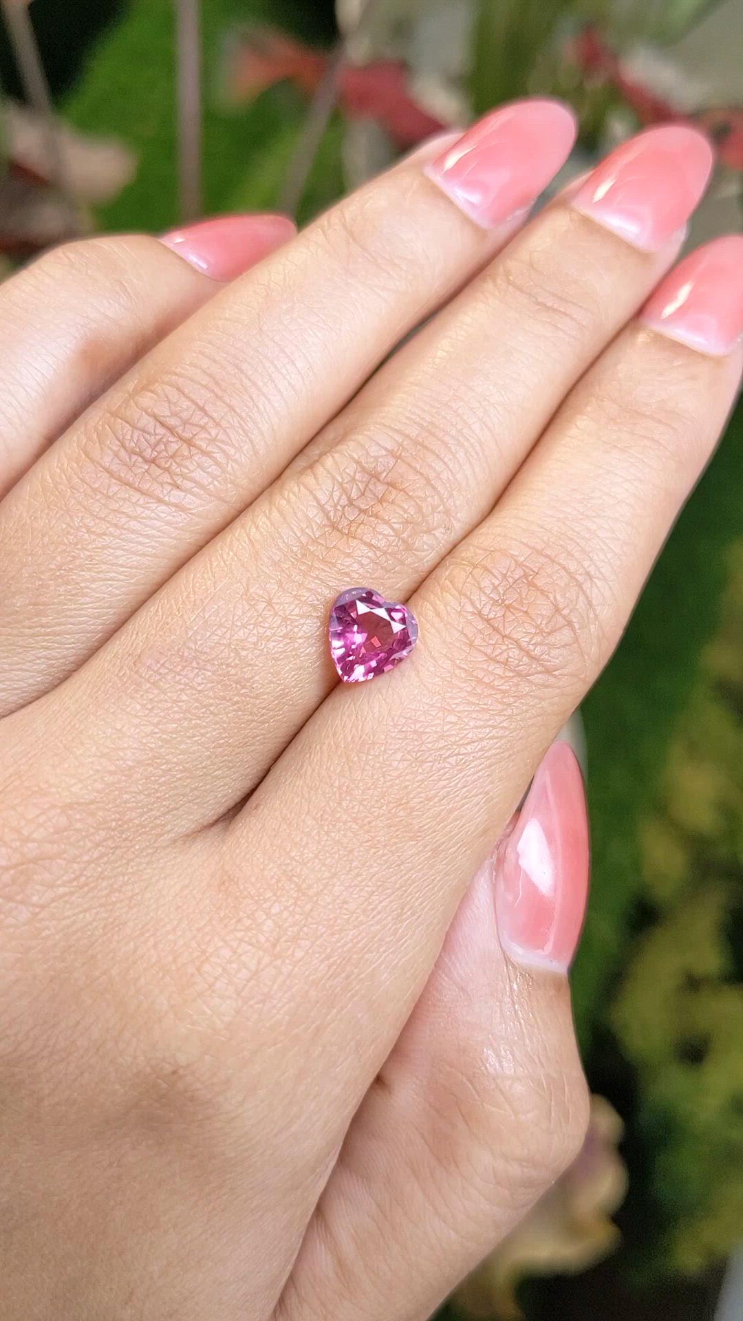 1.51 Ct. Pink Spinel from Ceylon (Sri Lanka) Size Video
