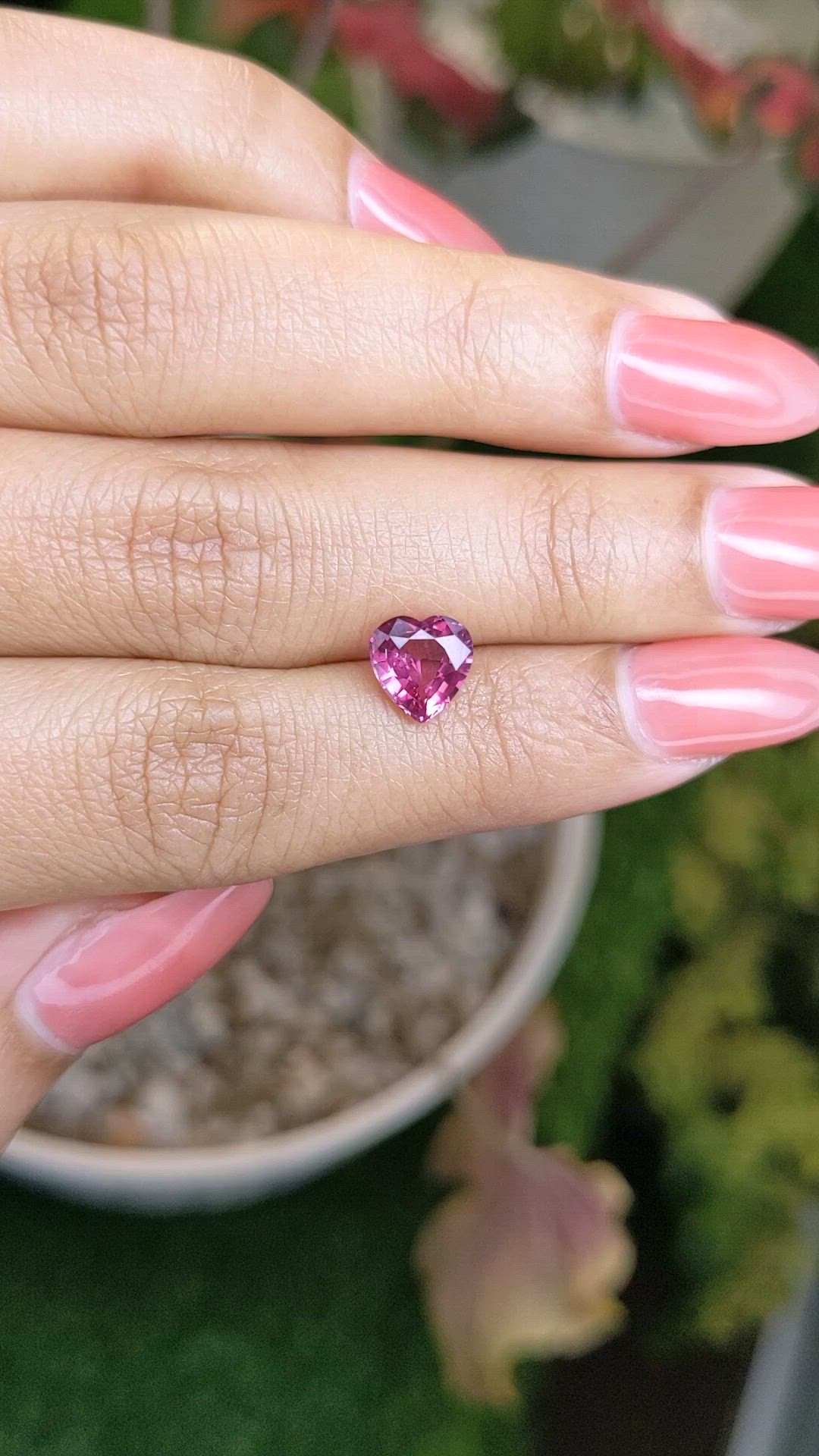 1.51 Ct. Pink Spinel from Ceylon (Sri Lanka) Size Video