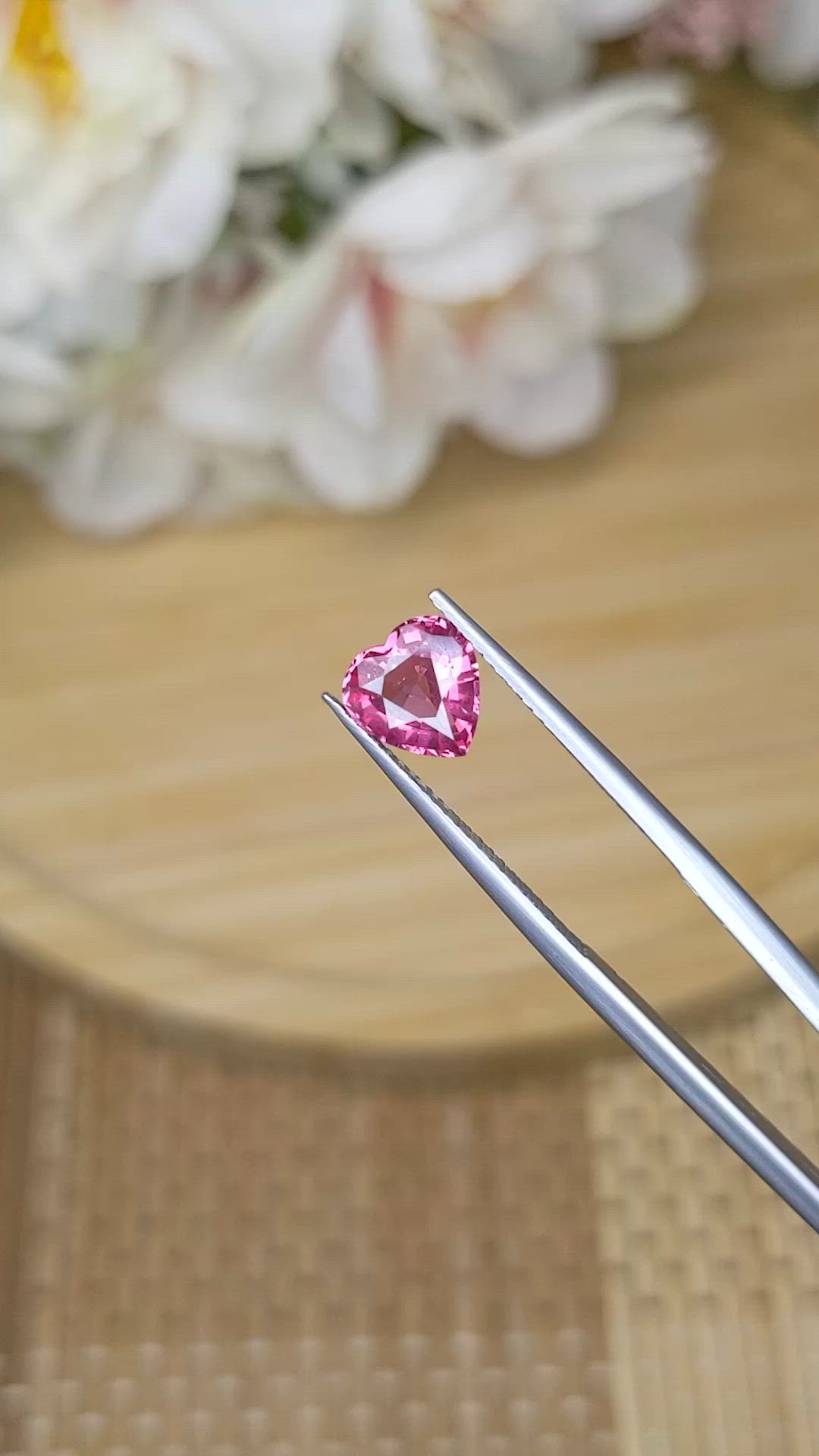 1.51 Ct. Pink Spinel from Ceylon (Sri Lanka) Size Video
