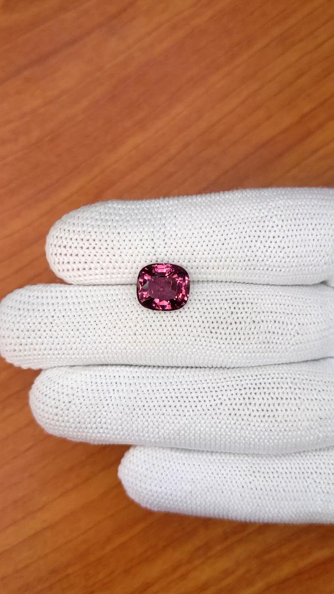 3.74 Ct. Pink Spinel from Ceylon (Sri Lanka) Size Video