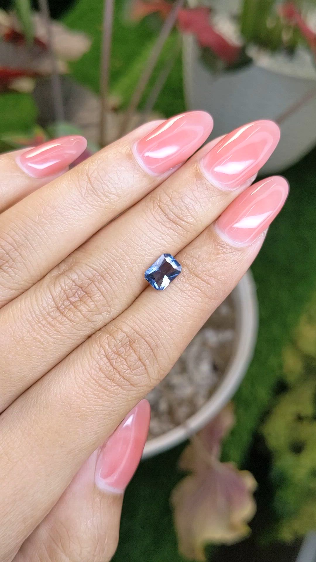 1.01 Ct. Blue Spinel from Ceylon (Sri Lanka) Size Video