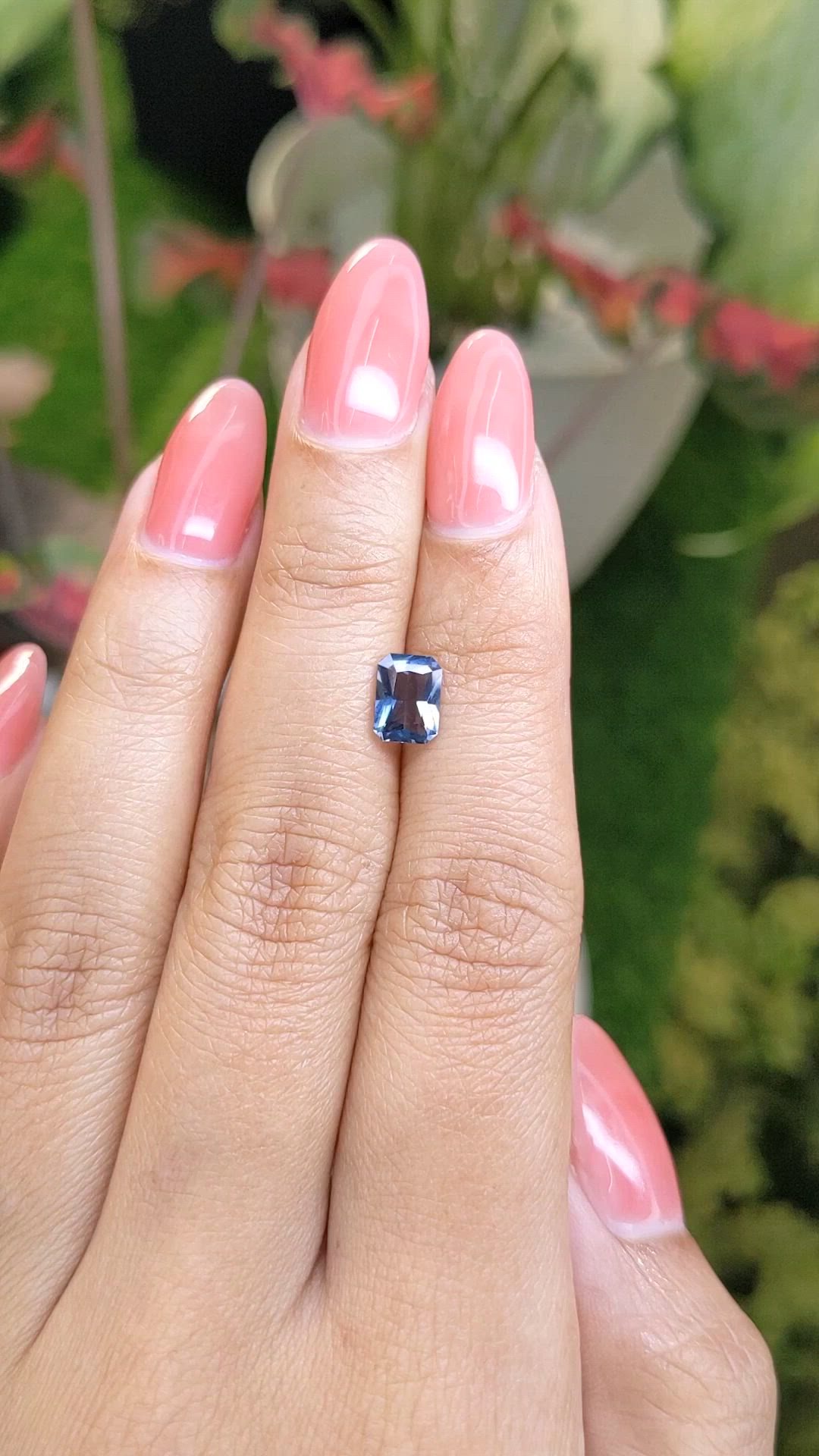 1.01 Ct. Blue Spinel from Ceylon (Sri Lanka) Size Video
