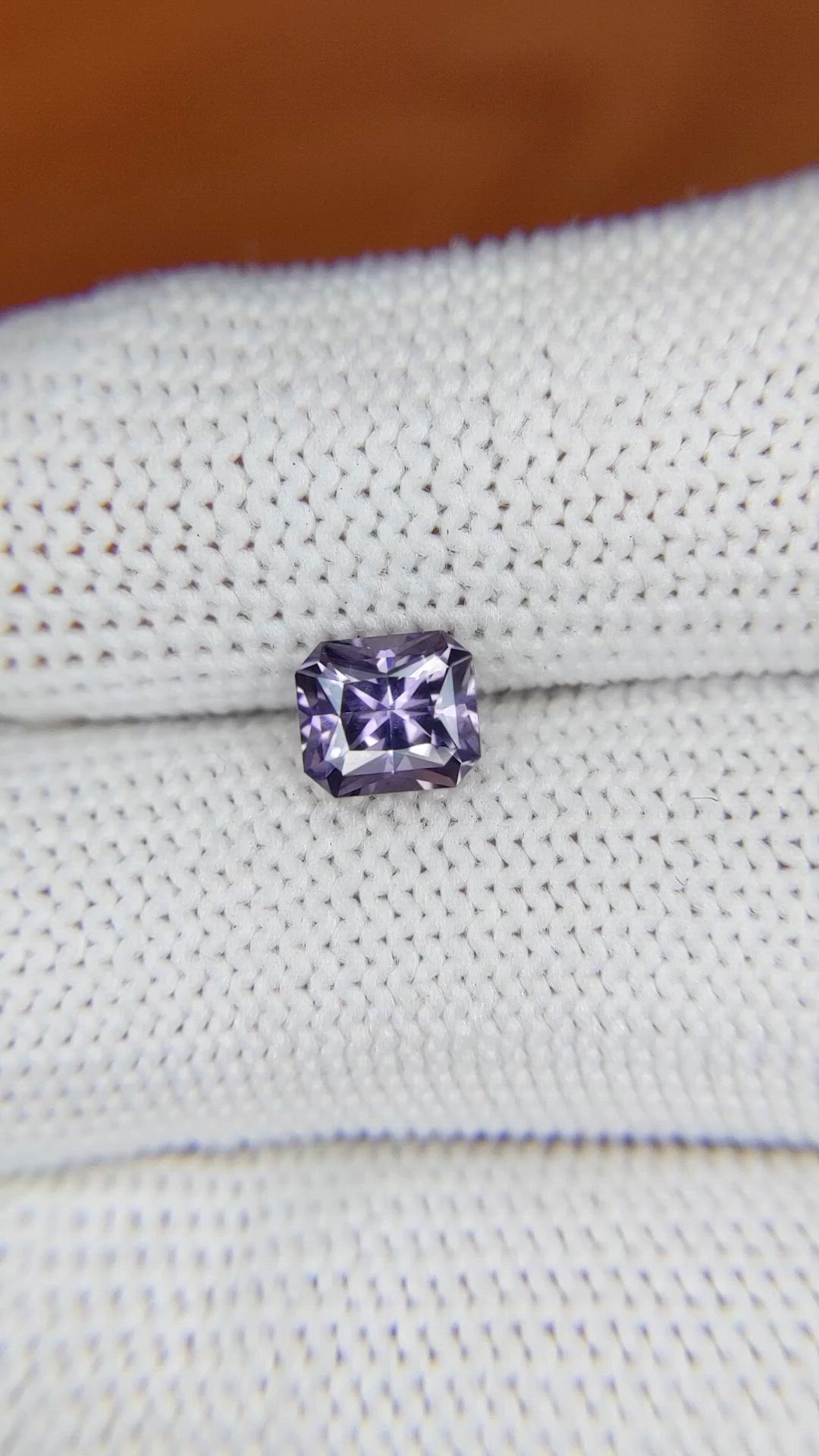 1.13 Ct. Purple Spinel from Ceylon (Sri Lanka) Size Video