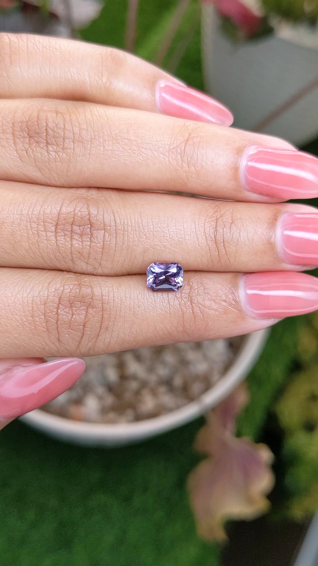 1.16 Ct. Purple Spinel from Ceylon (Sri Lanka) Size Video