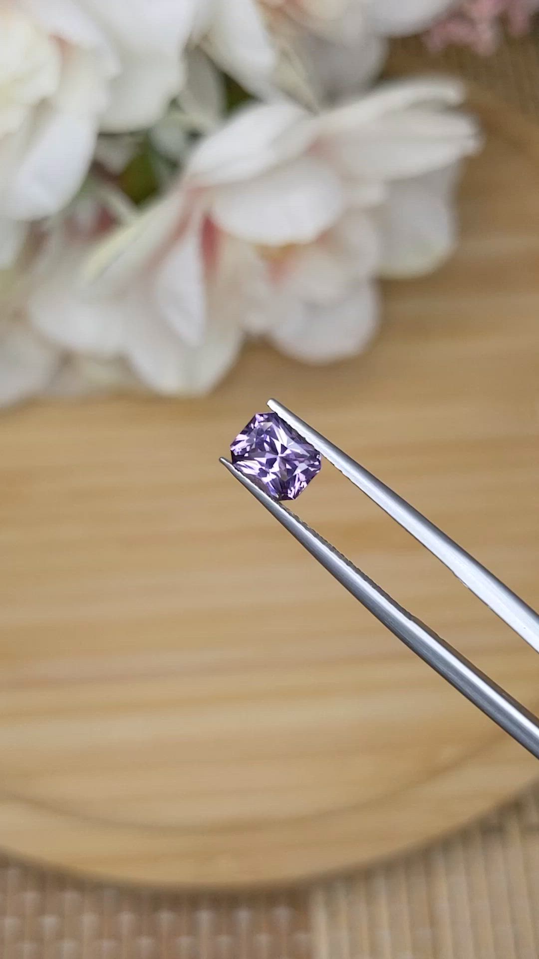 1.16 Ct. Purple Spinel from Ceylon (Sri Lanka) Size Video