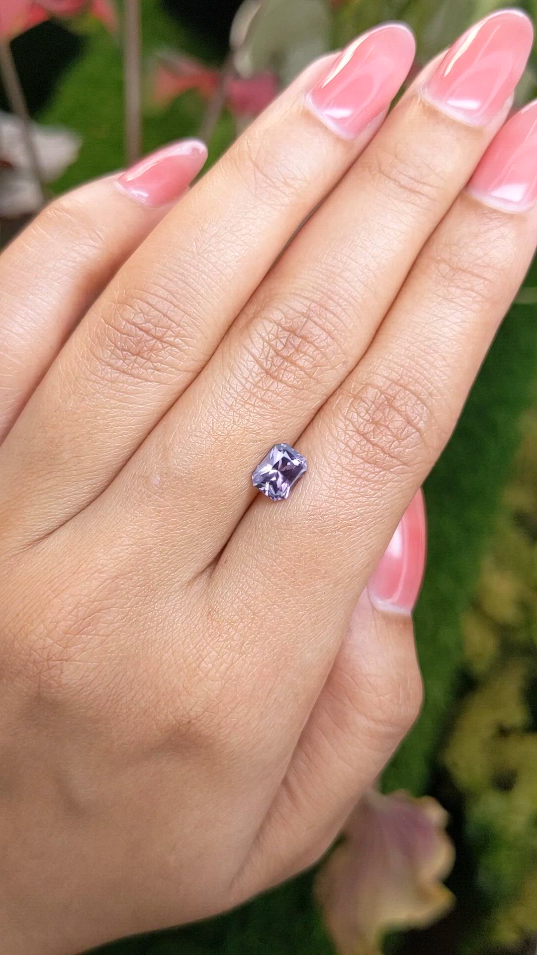1.16 Ct. Purple Spinel from Ceylon (Sri Lanka) Size Video