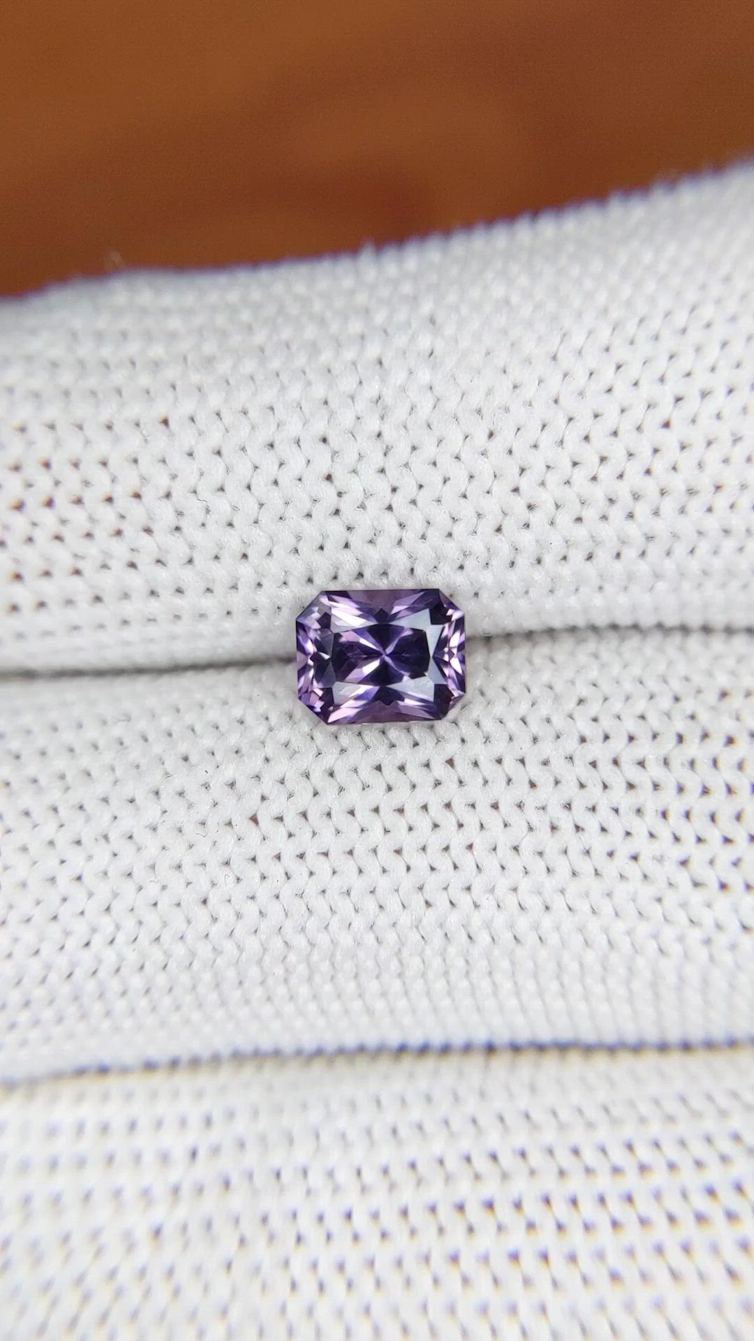1.16 Ct. Purple Spinel from Ceylon (Sri Lanka) Size Video