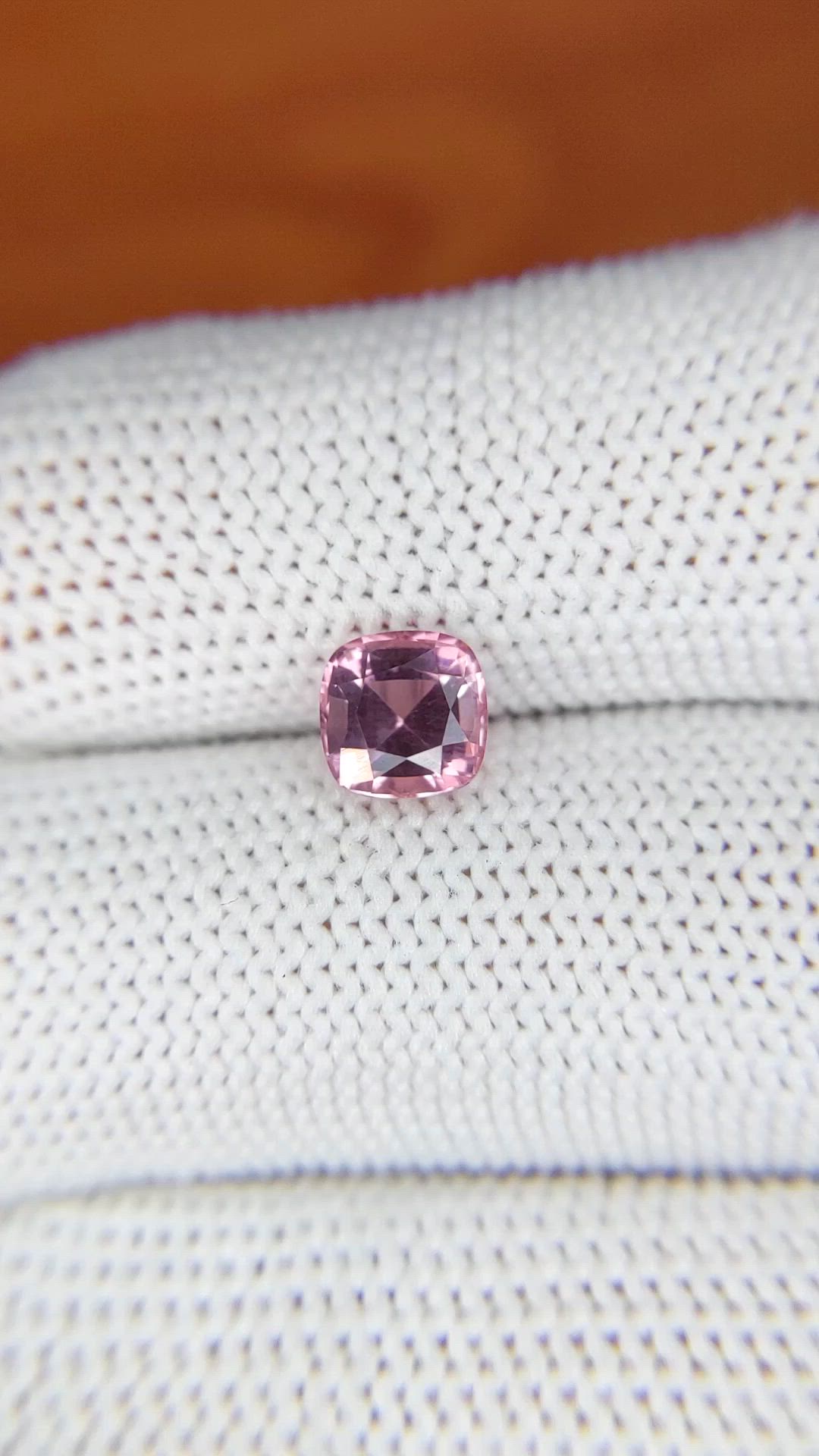 1.20 Ct. Pink Tourmaline from Ceylon (Sri Lanka) Size Video