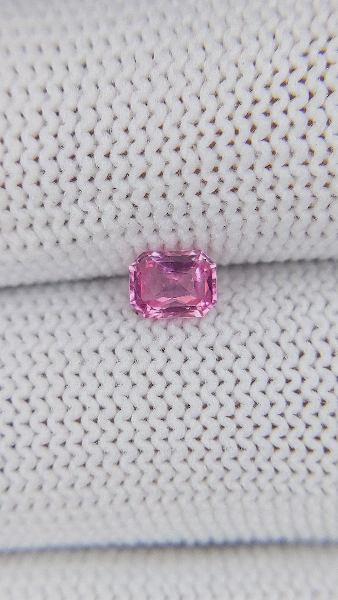 0.49 Ct. Pink Spinel from Tanzania Size Video