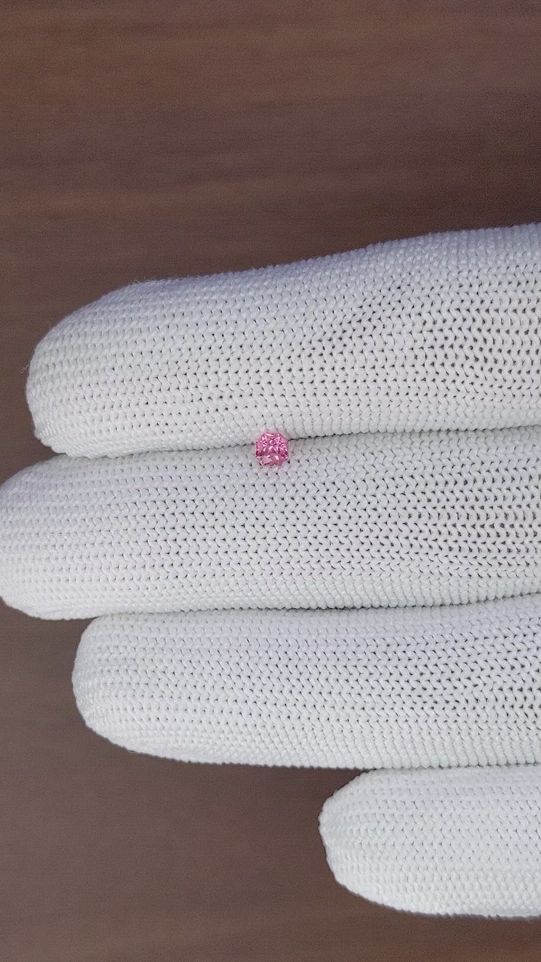 0.28 Ct. Pink Spinel from Tanzania Size Video