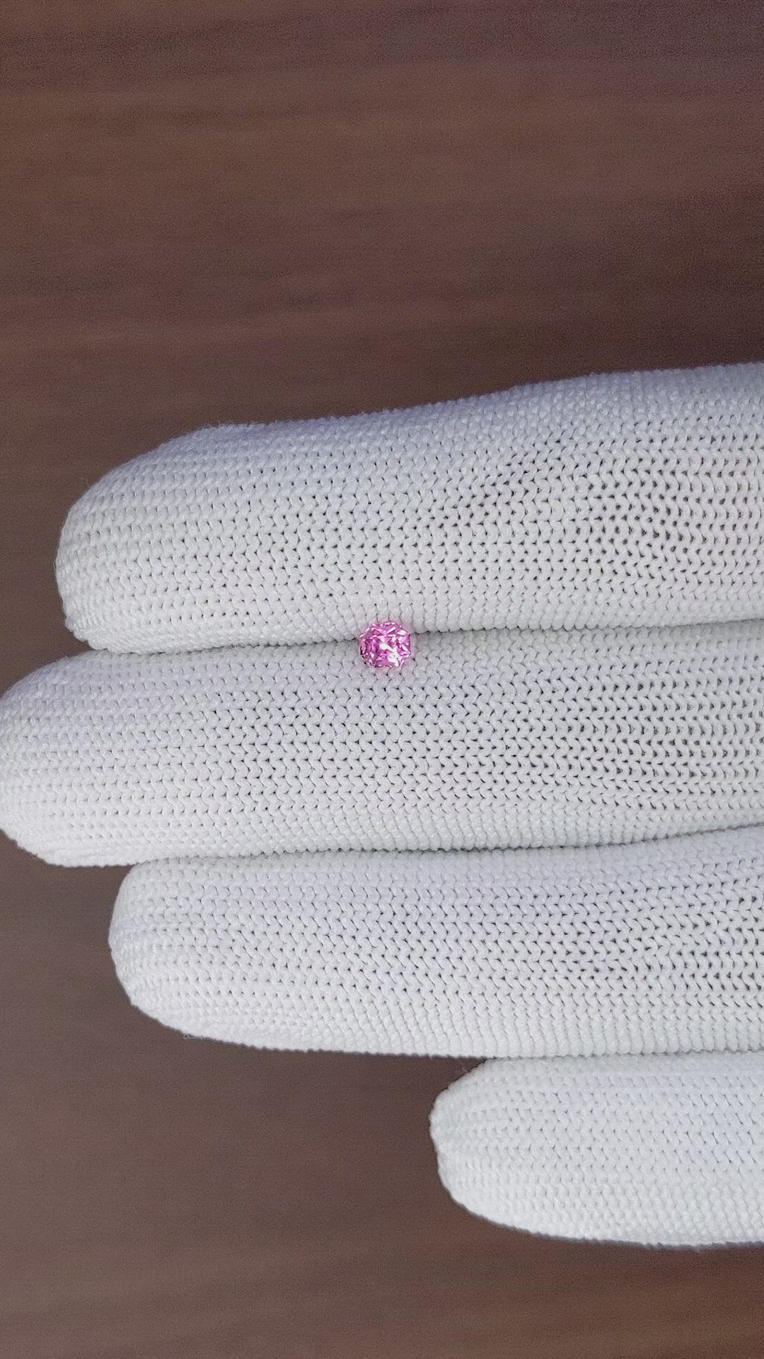 0.28 Ct. Pink Spinel from Tanzania Size Video