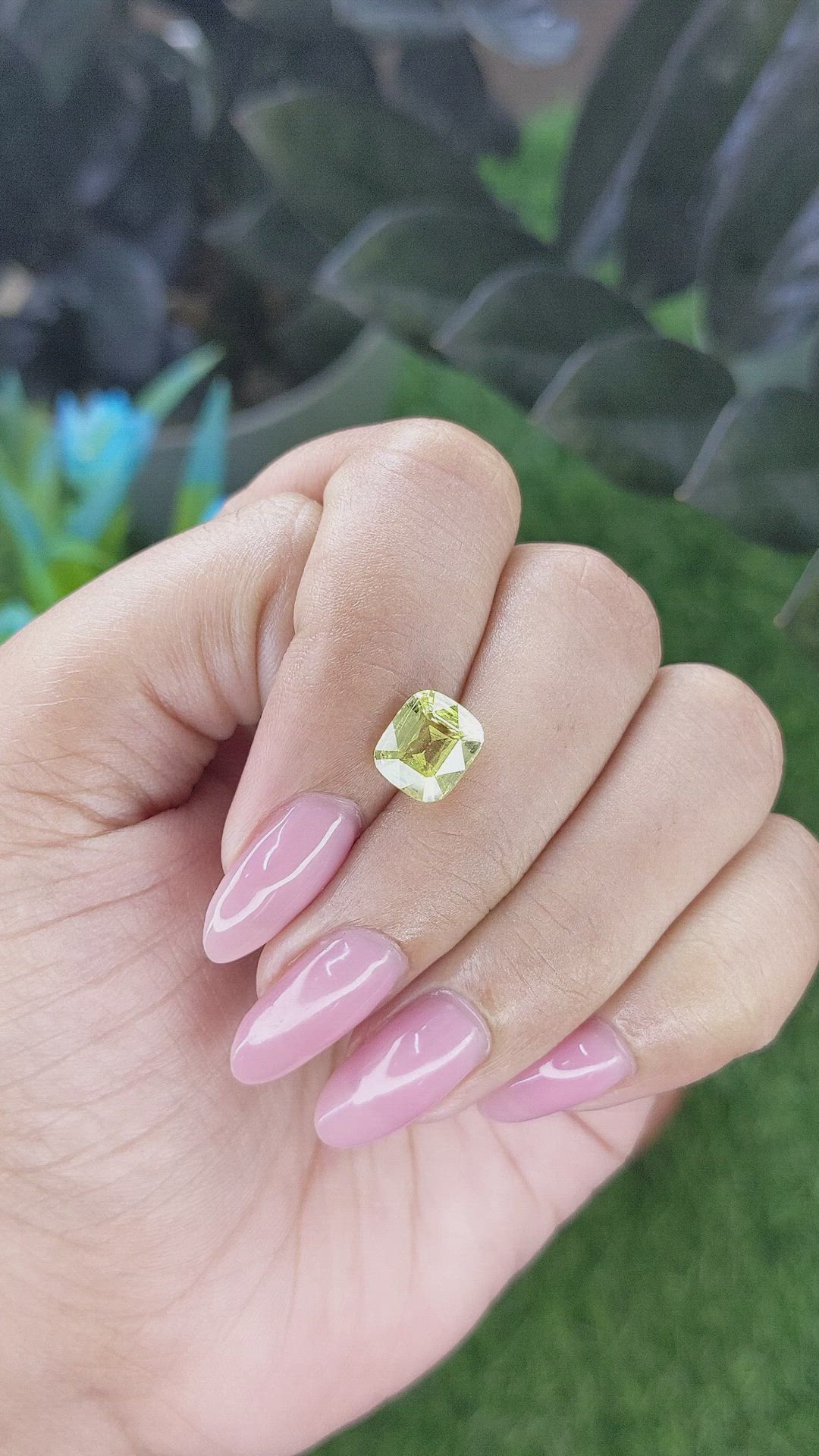 2.65 Ct. Yellowish Green Chrysoberyl from Tanzania Size Video