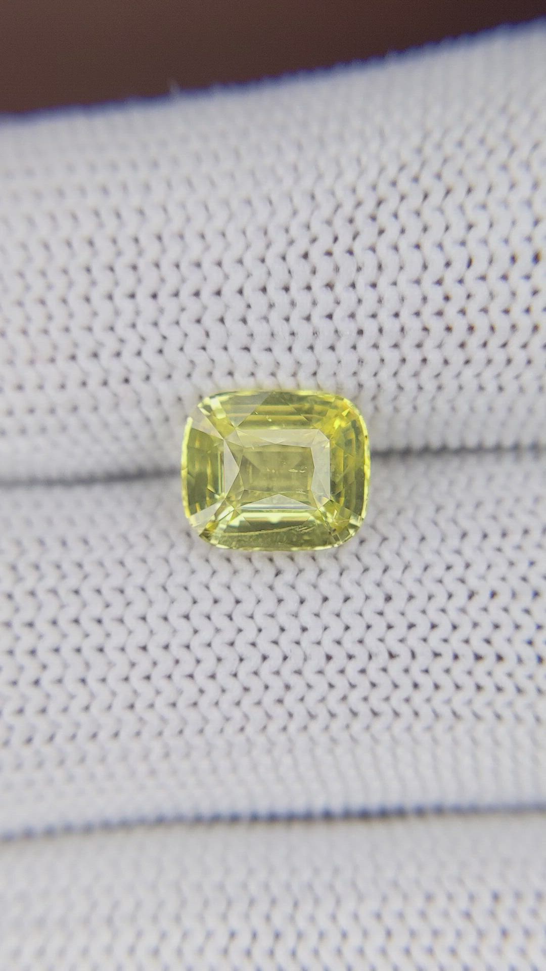 2.65 Ct. Yellowish Green Chrysoberyl from Tanzania Size Video