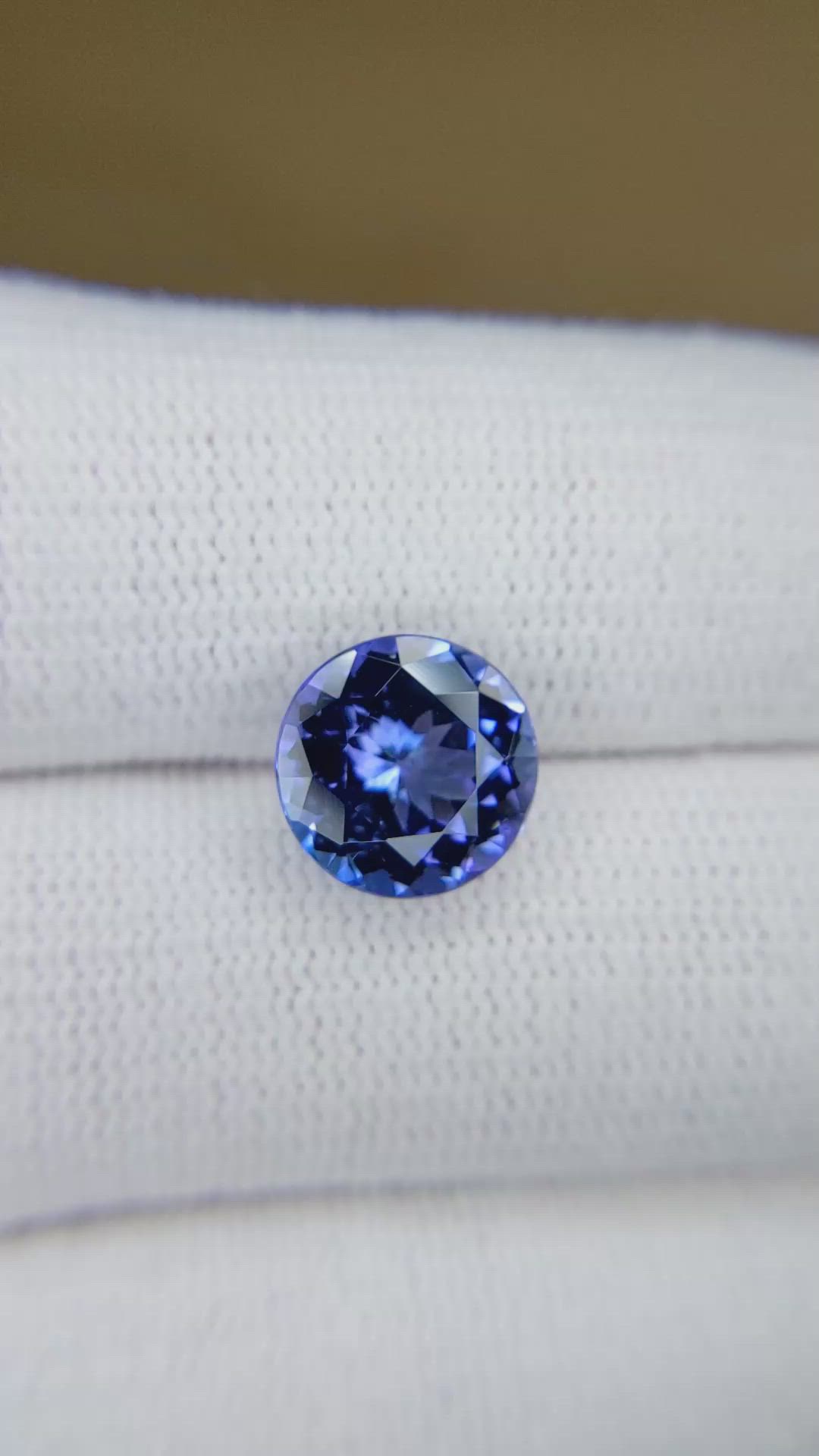 4.44 Ct. Blue Tanzanite from Tanzania Size Video