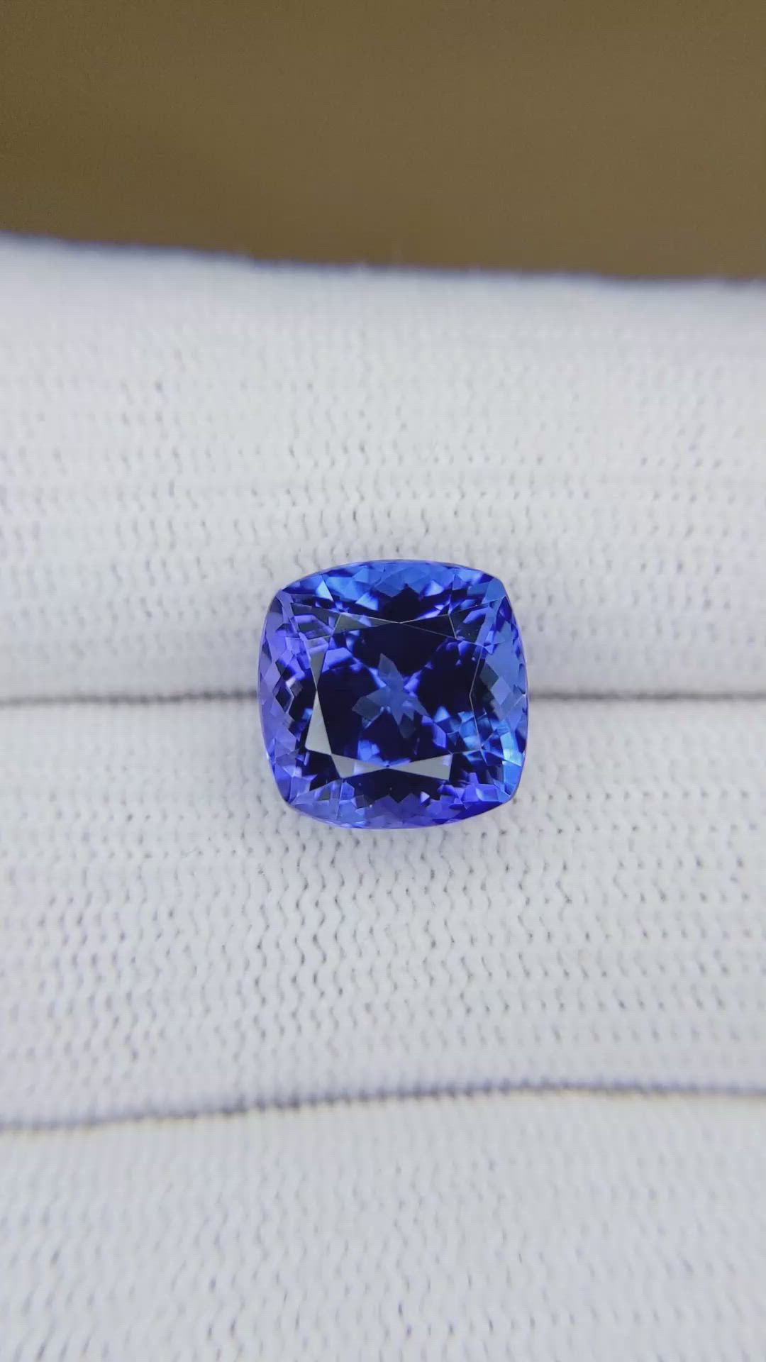 6.39 Ct. Blue Tanzanite from Tanzania Size Video