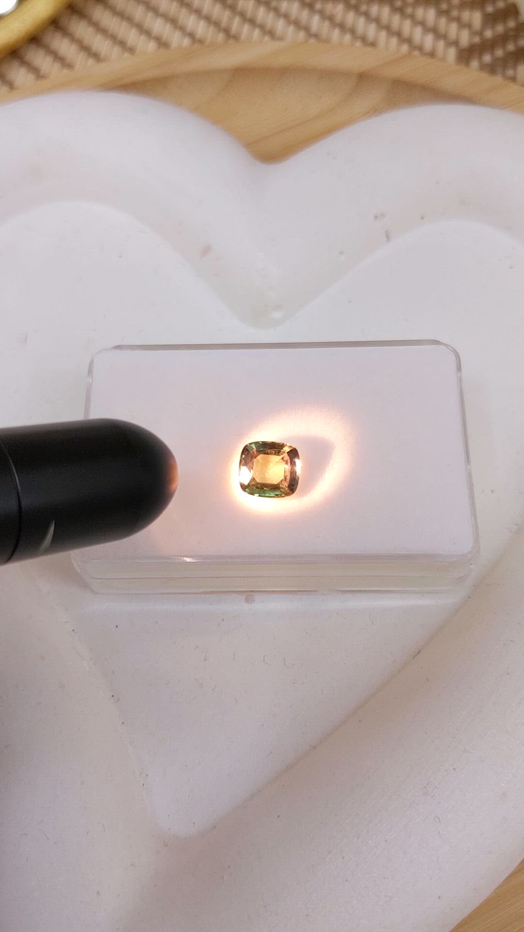2.12 Ct. Alexandrite from Ceylon (Sri Lanka) Size Video