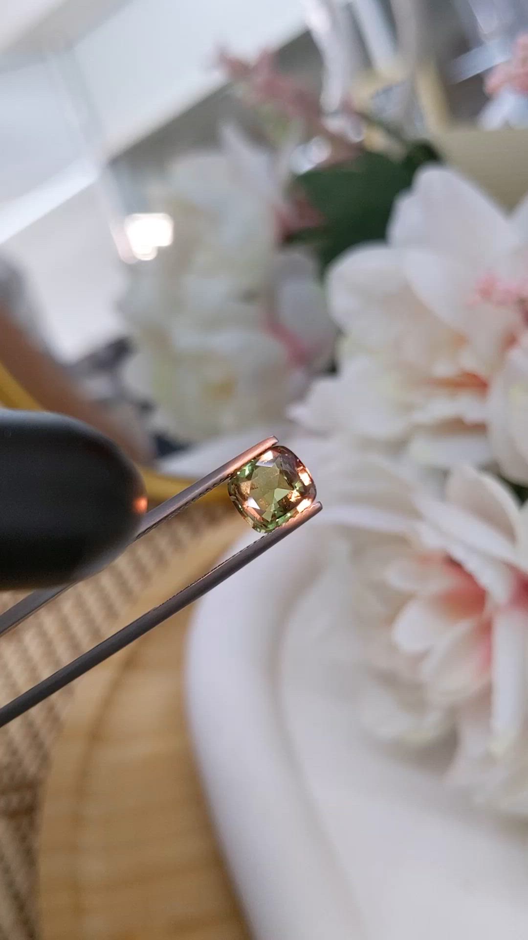 2.12 Ct. Alexandrite from Ceylon (Sri Lanka) Size Video