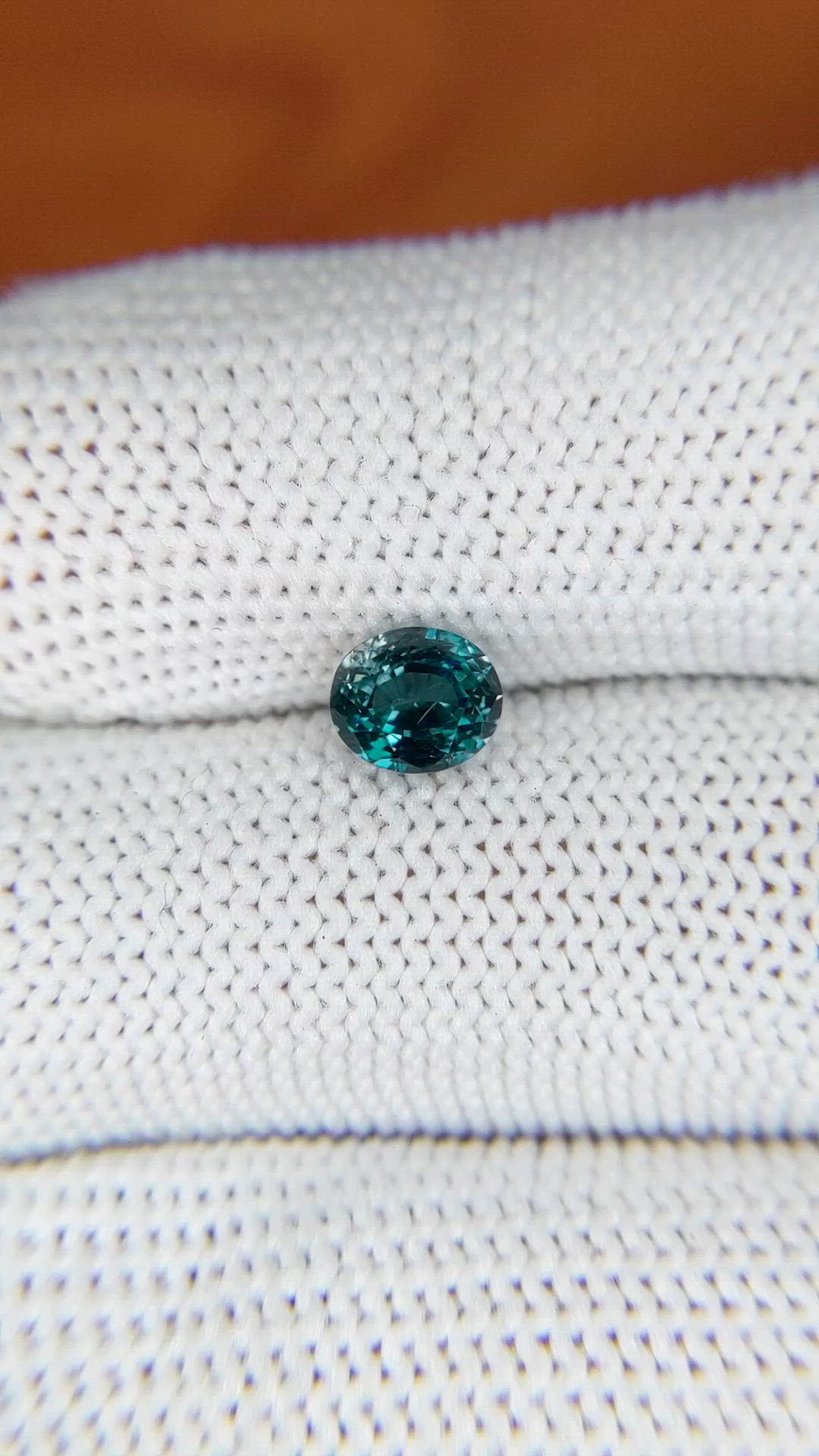 1.05 Ct. Greenish Blue Grandidierite from Ceylon (Sri Lanka) Size Video