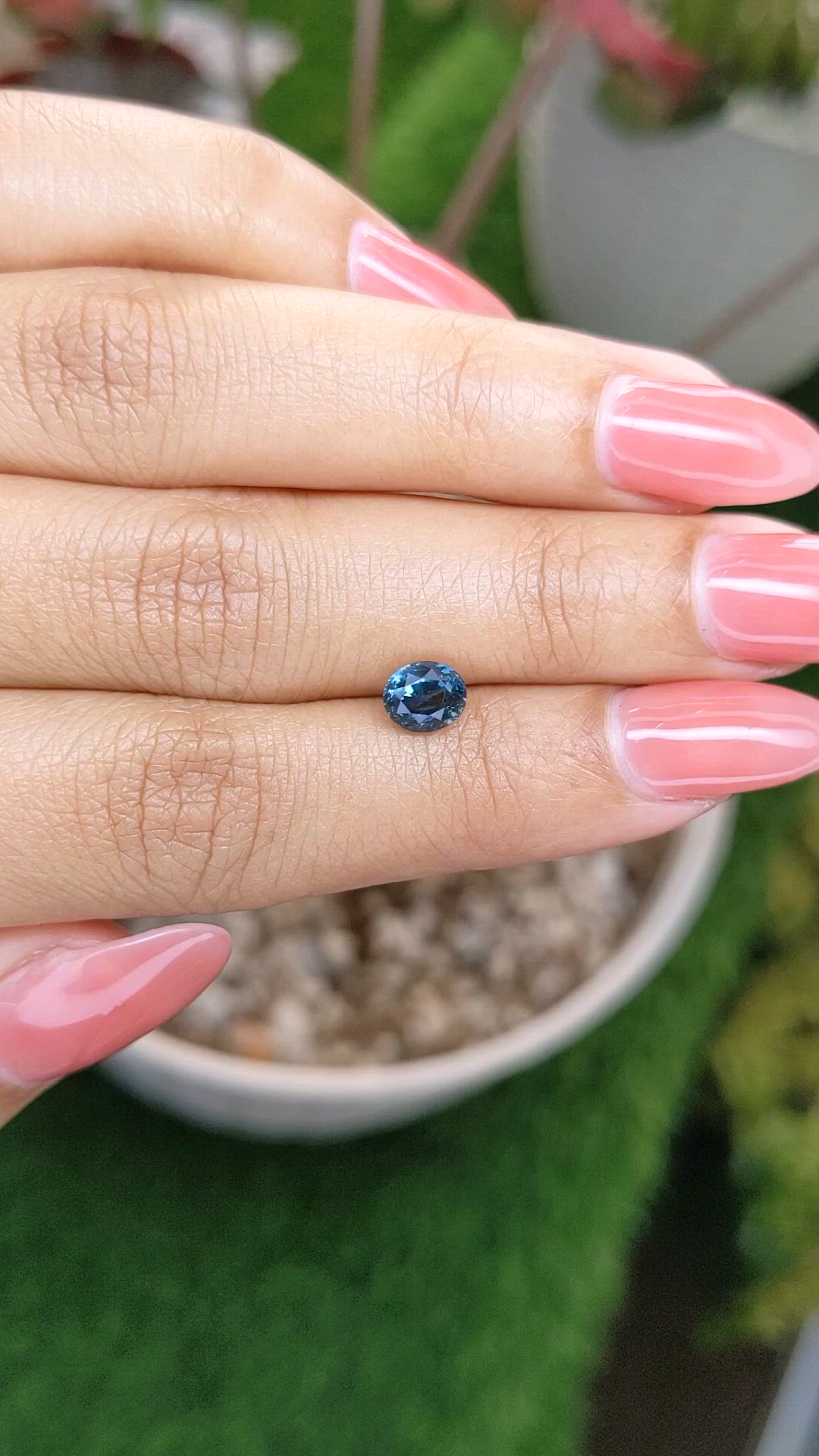 1.05 Ct. Greenish Blue Grandidierite from Ceylon (Sri Lanka) Size Video