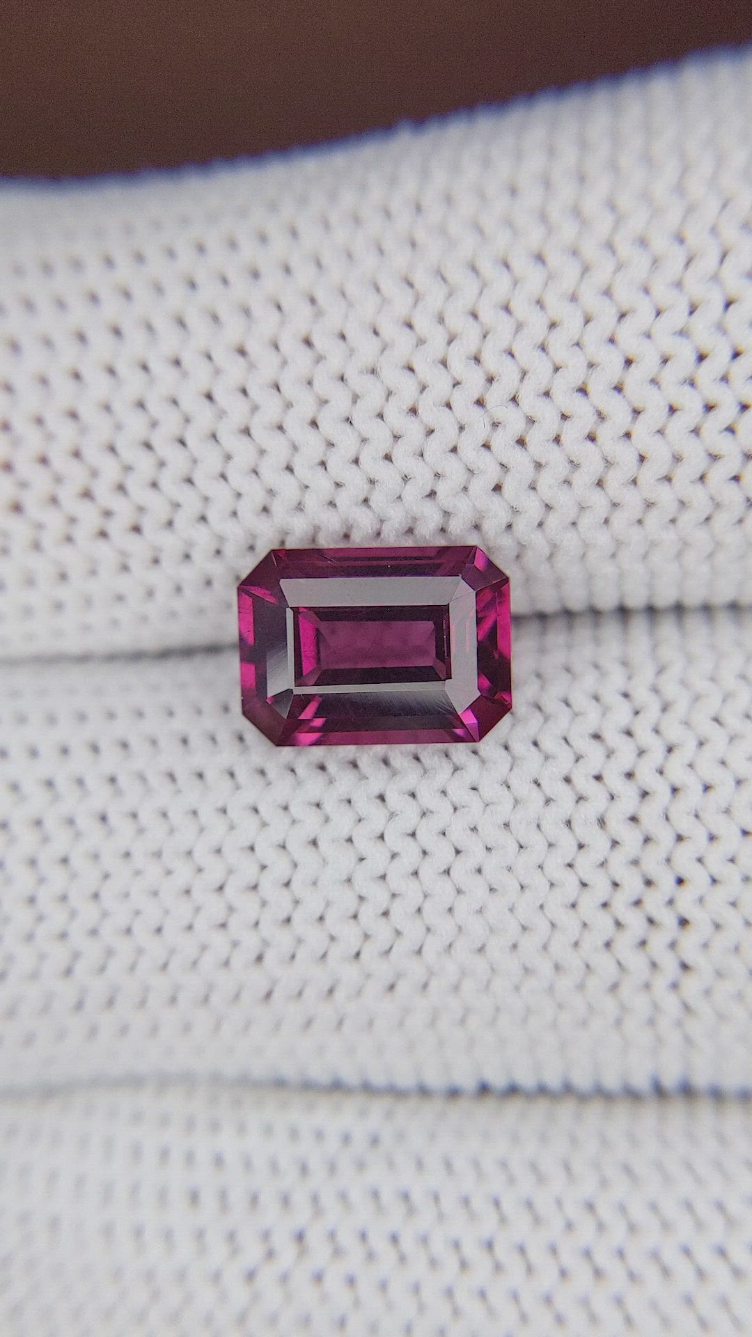 3.26 Ct. Pinkish Red Malaya Garnet from Tanzania Size Video
