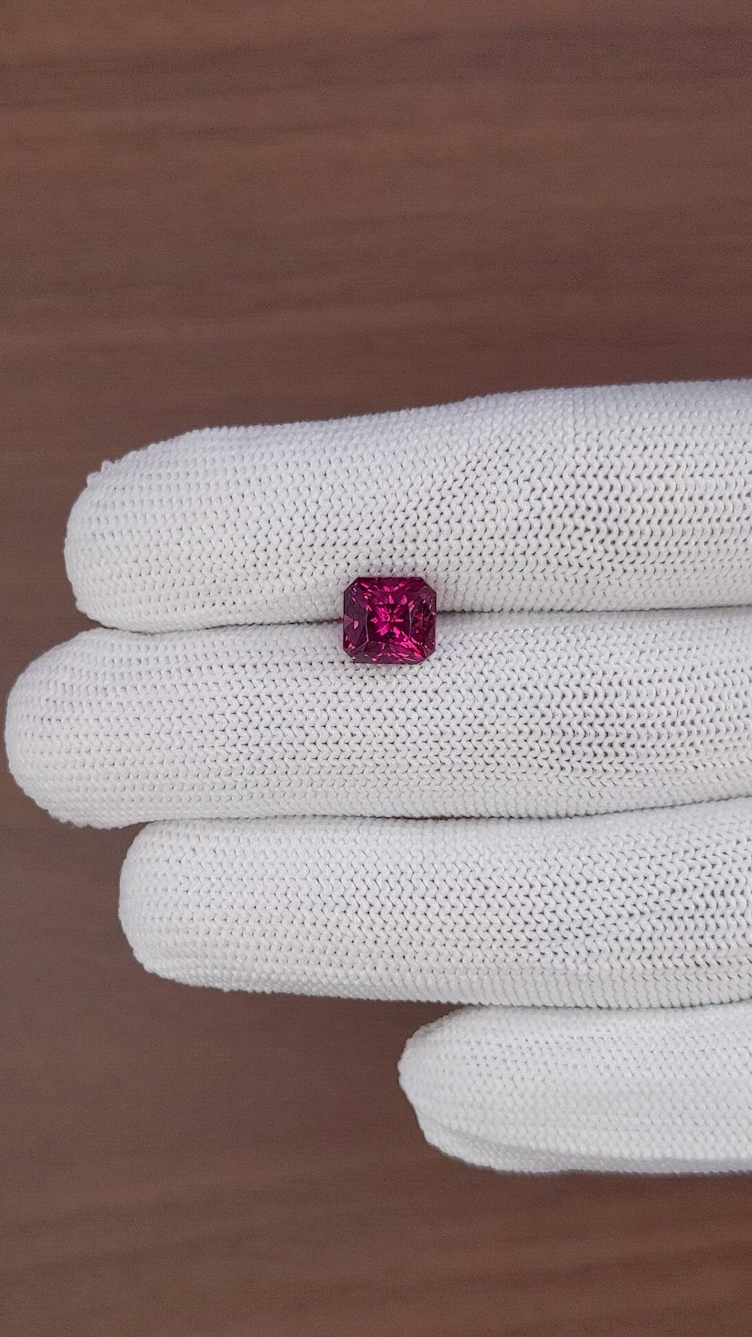 3.39 Ct. Pinkish Red Malaya Garnet from Tanzania Size Video