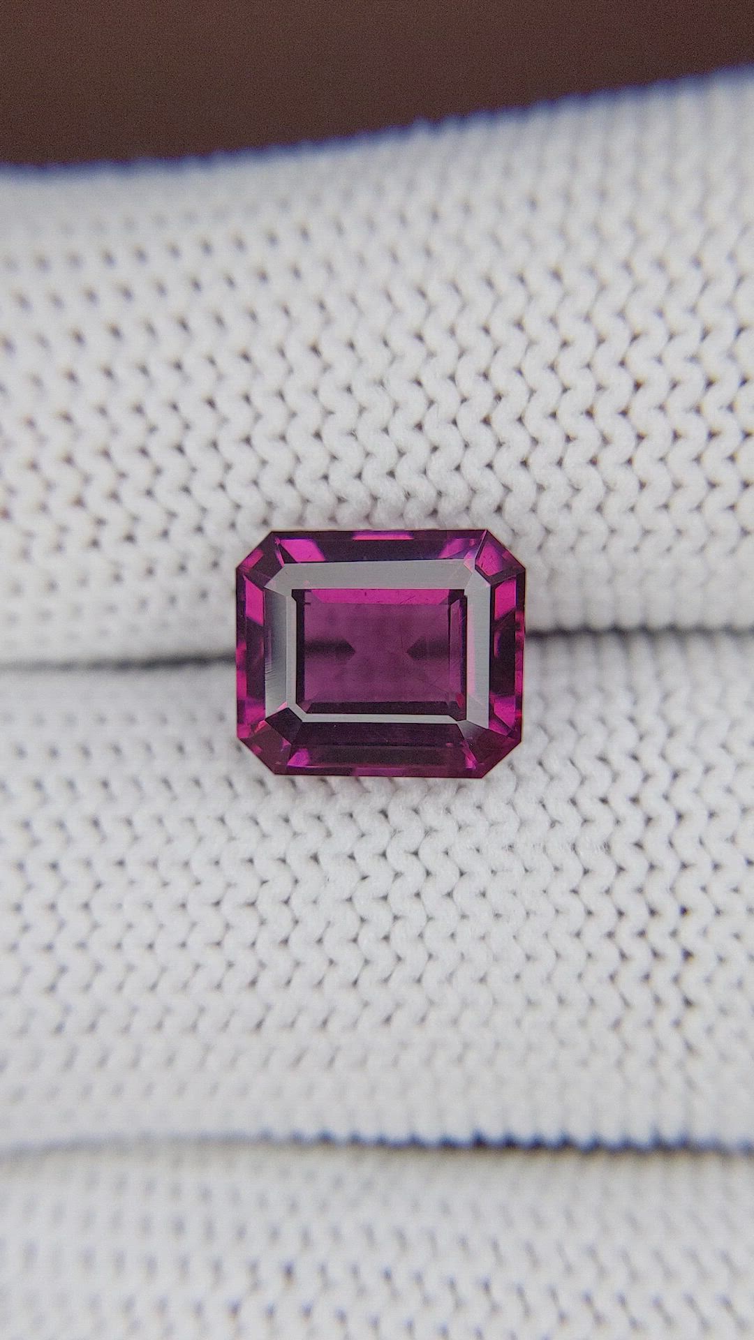 4.37 Ct. Purple Malaya Garnet from Tanzania Size Video